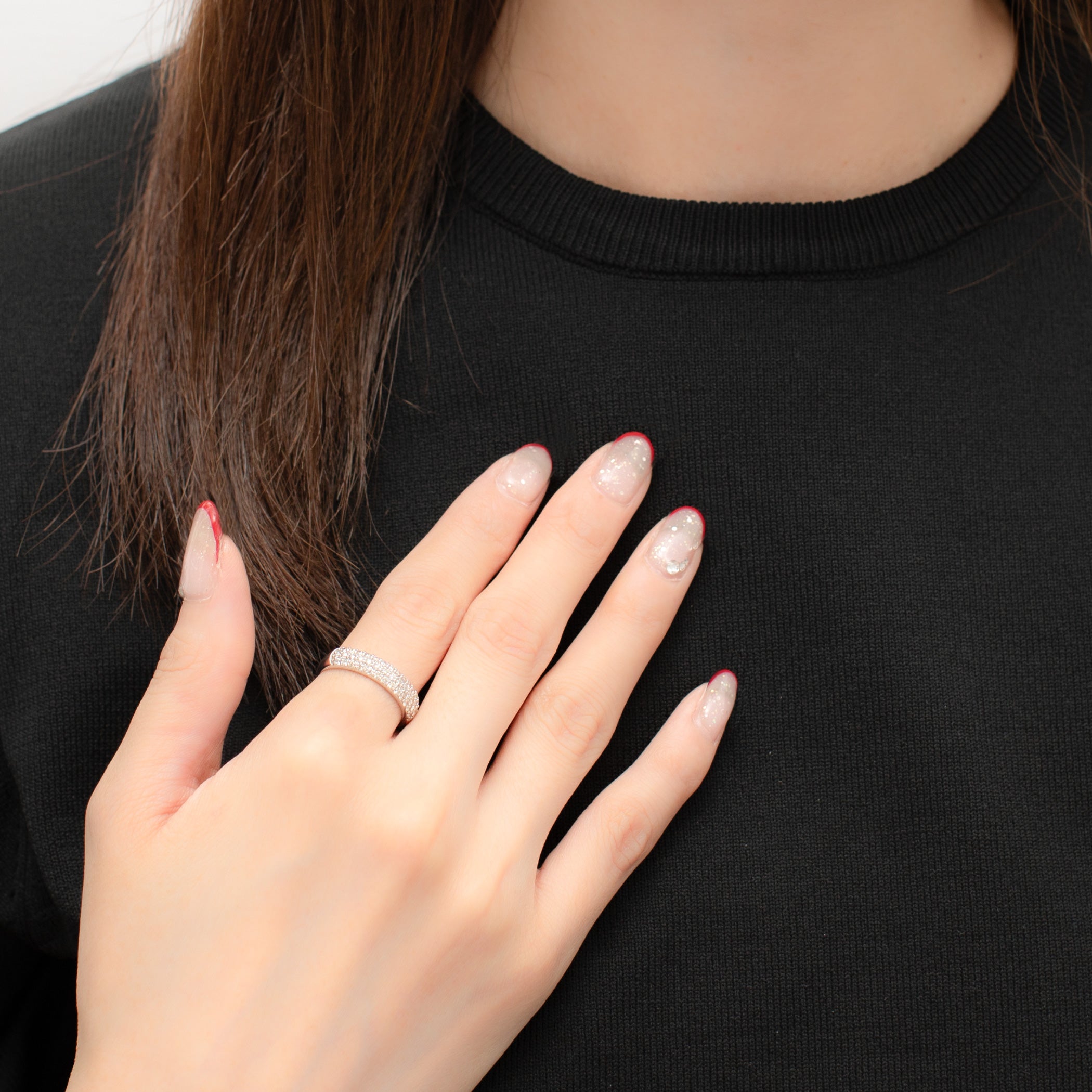 プラチナ ダイヤモンド リング(0.5ct)