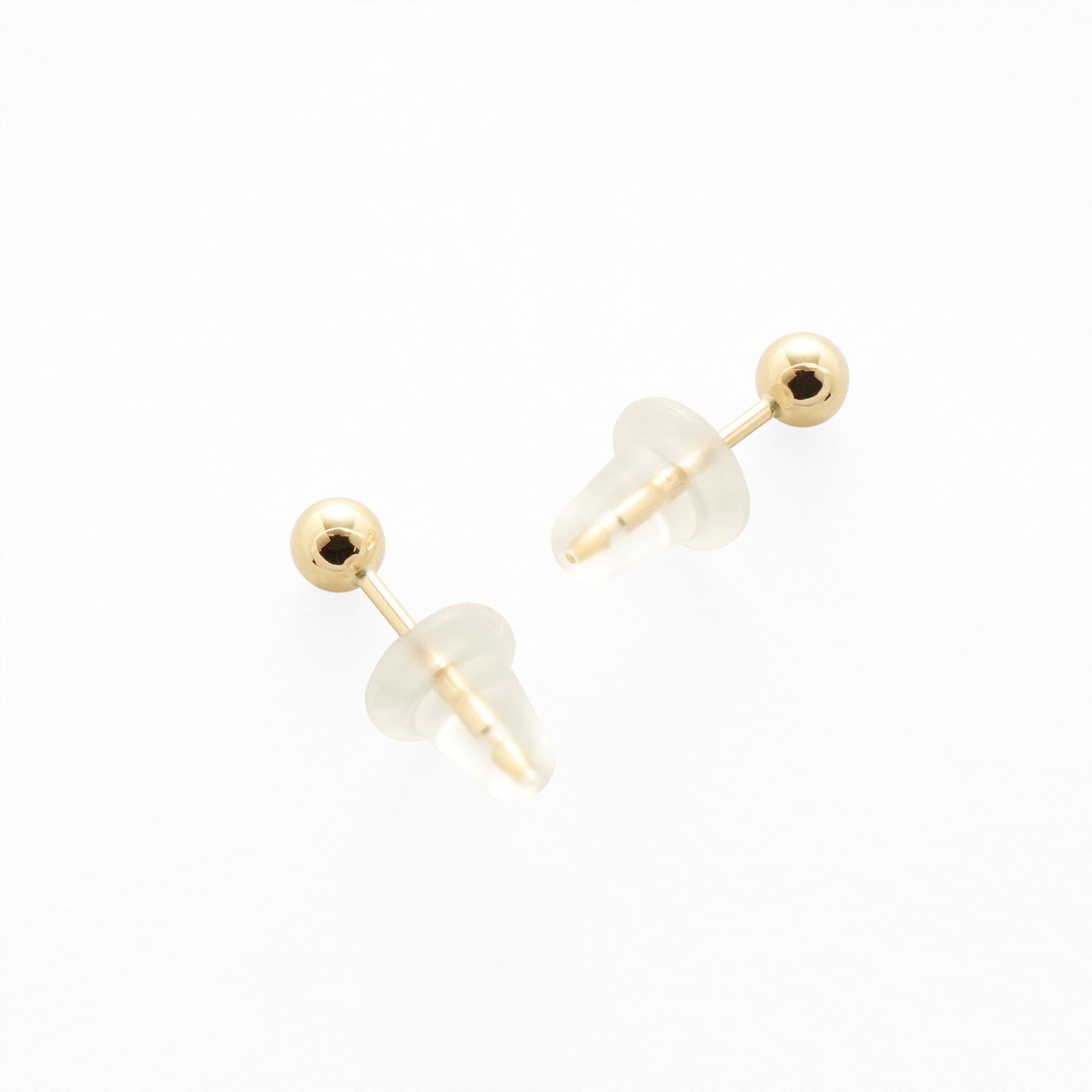 K18 イエローゴールド 丸玉 ピアス(3mm)