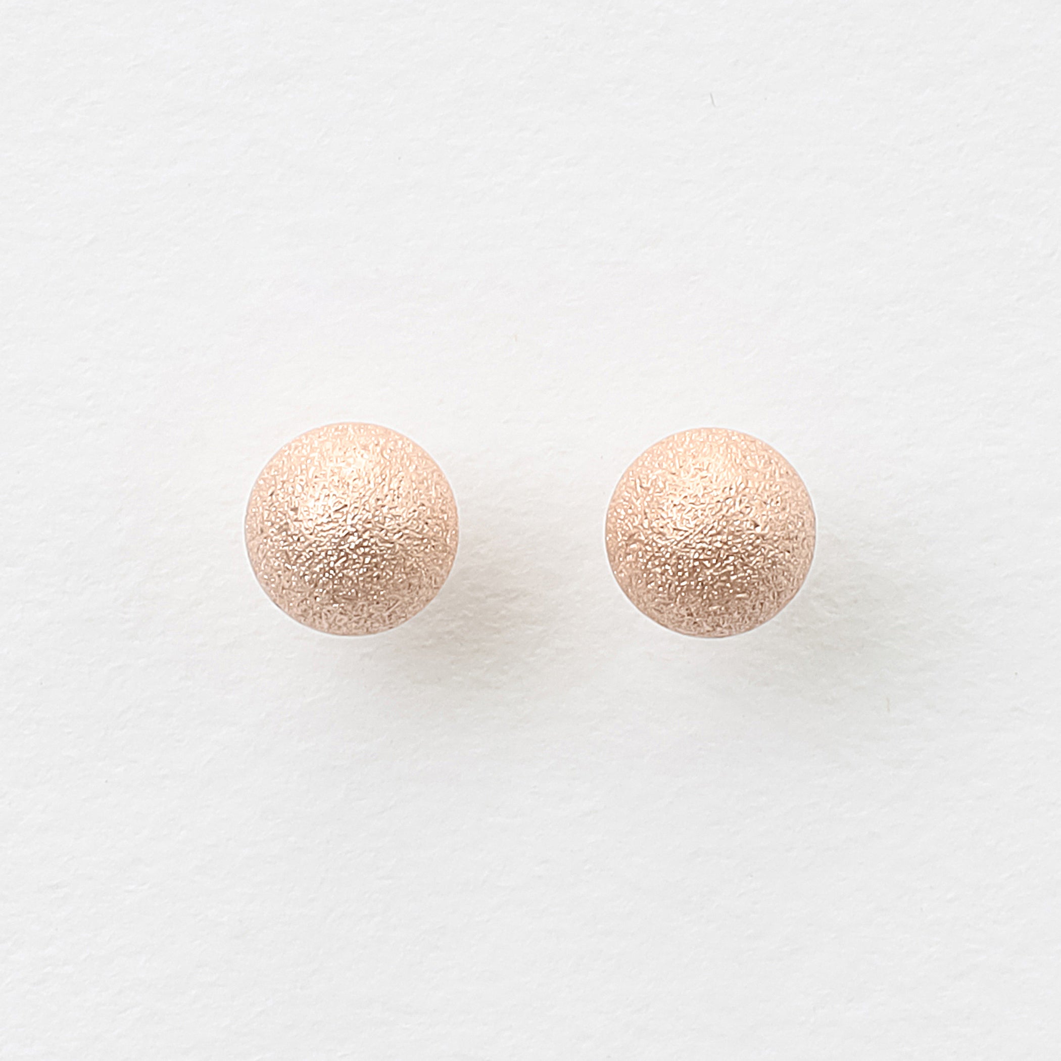K18 ピンクゴールド 丸玉 ピアス(4mm)