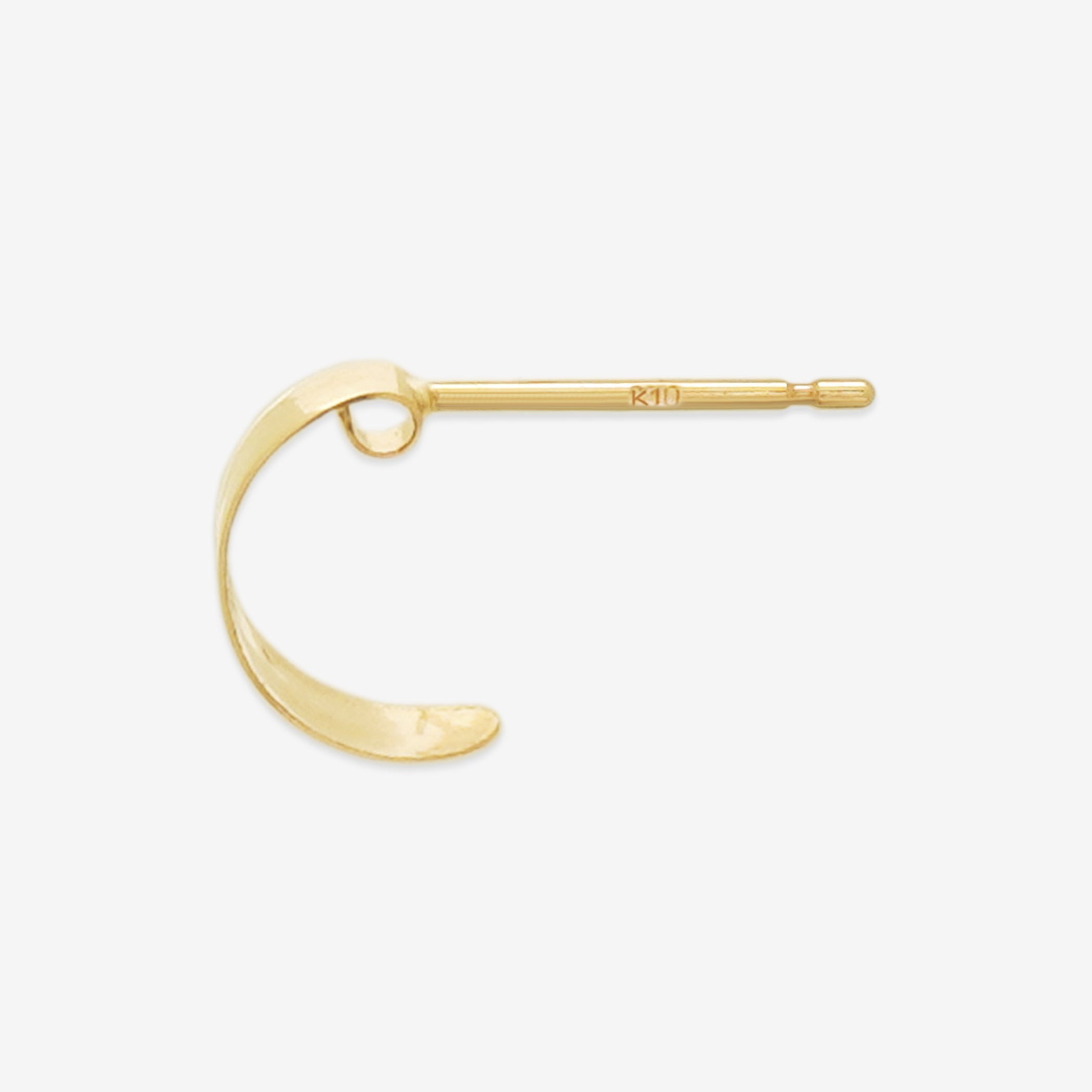 K10 イエローゴールド ピアス