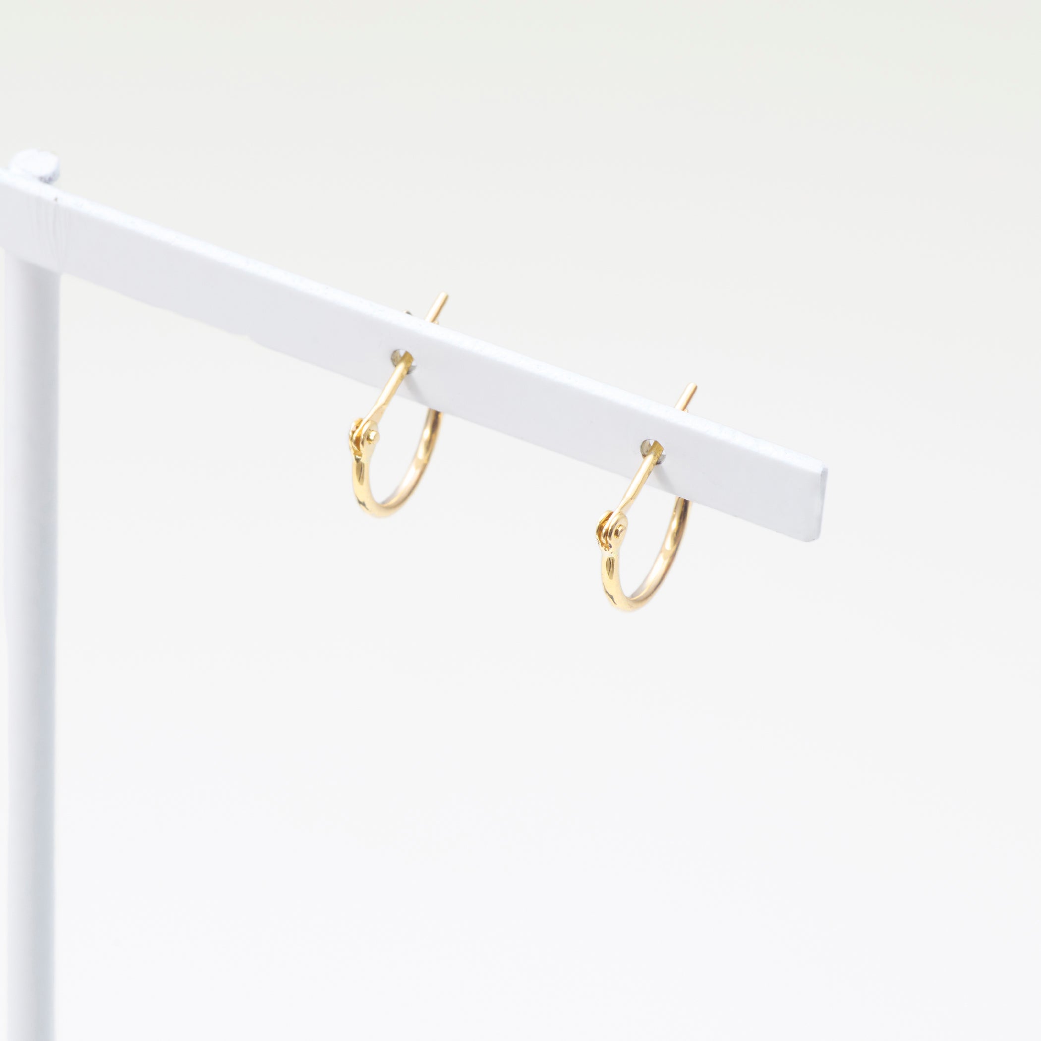 K10 イエローゴールド フープ ピアス(10mm)