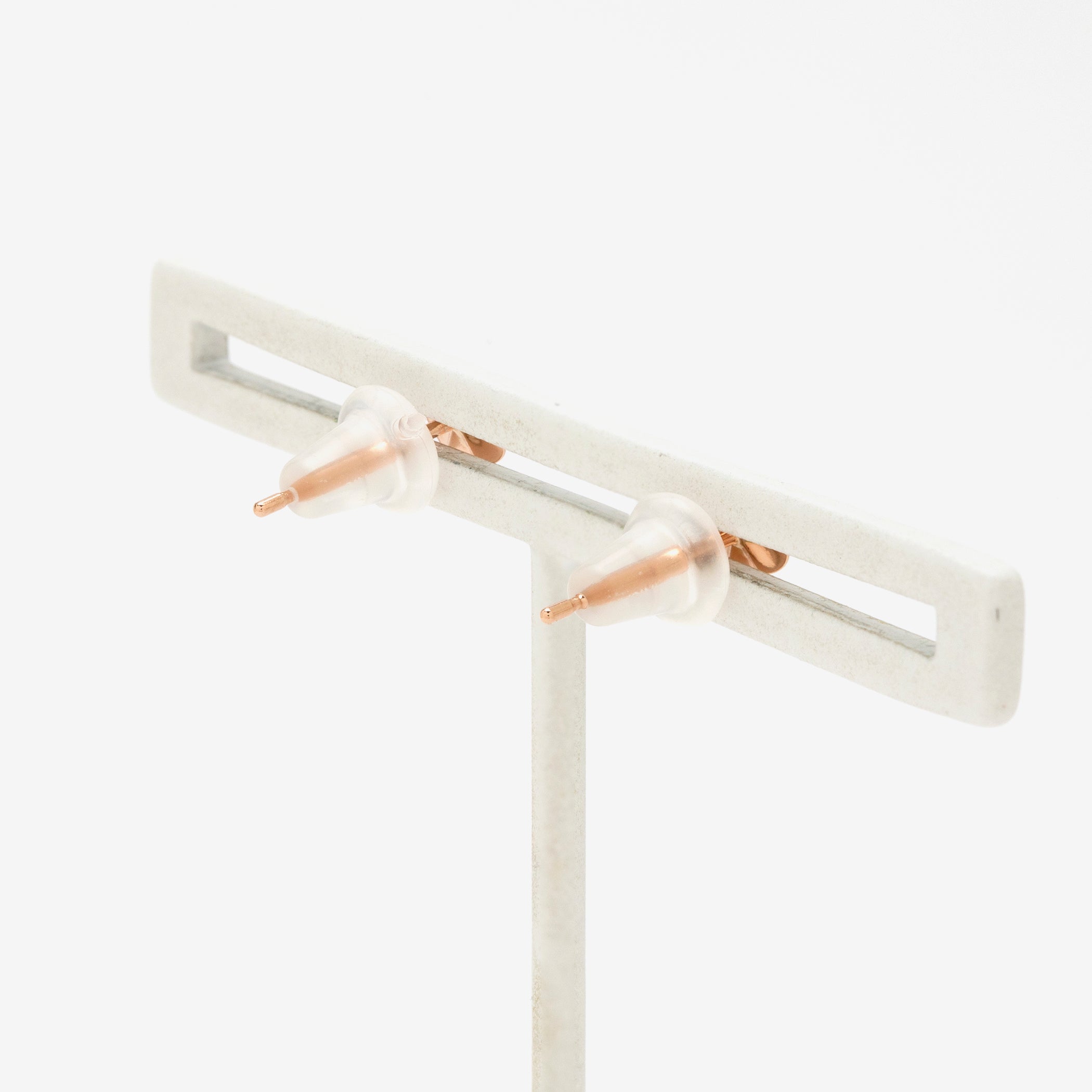 K10 ピンクゴールド フラワー ピアス