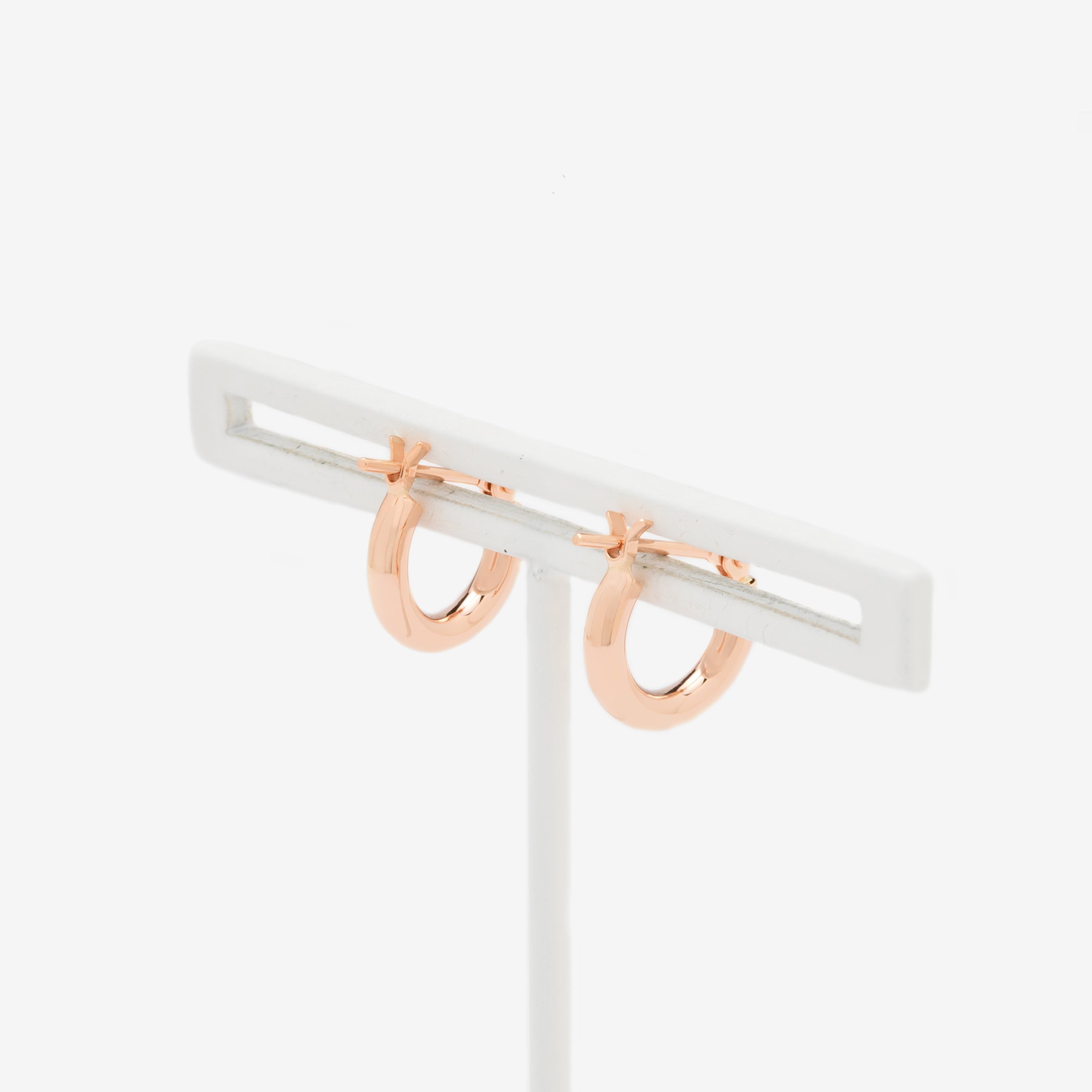 K10 ピンクゴールド フープ ピアス(10mm)