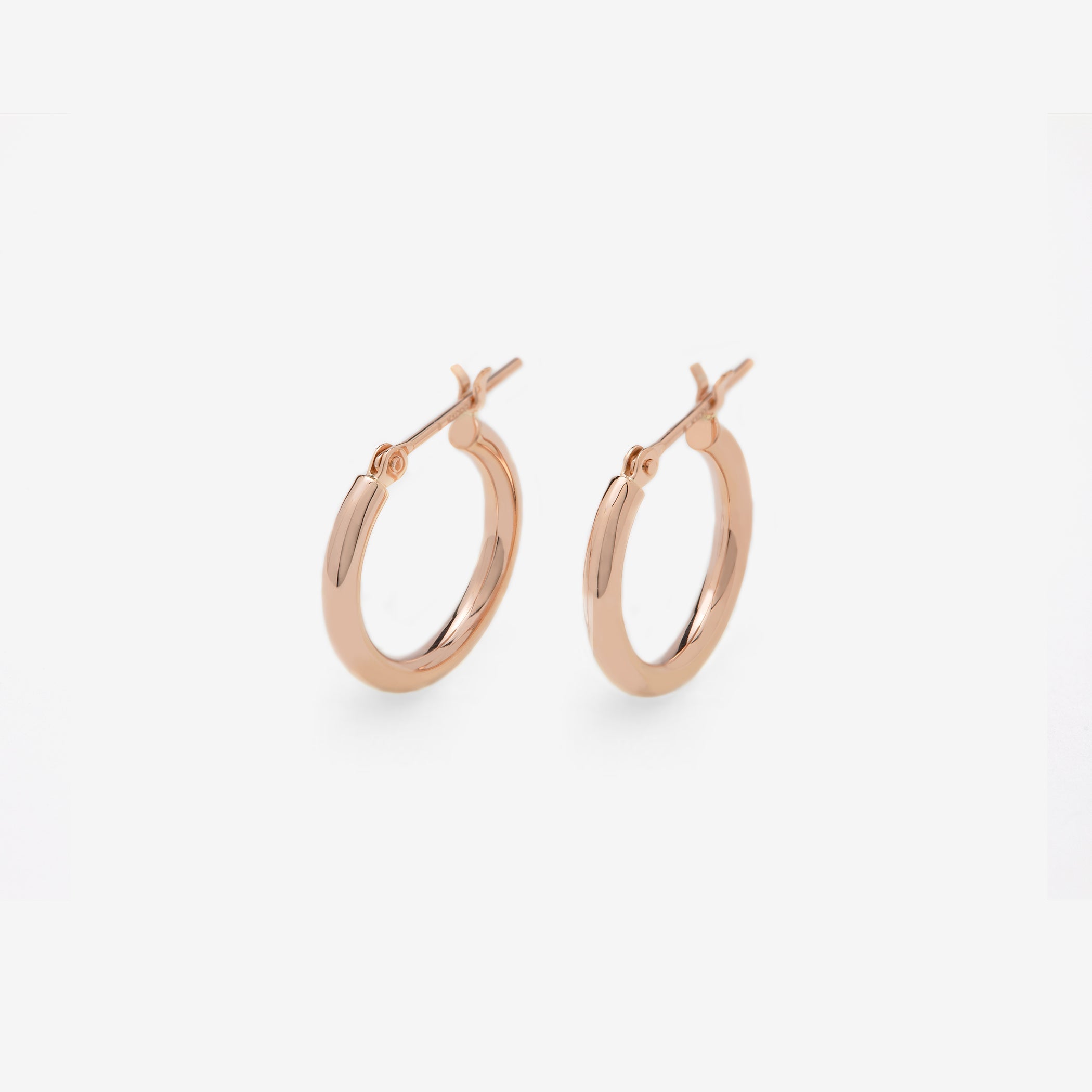 K10 ピンクゴールド フープ ピアス(15mm)