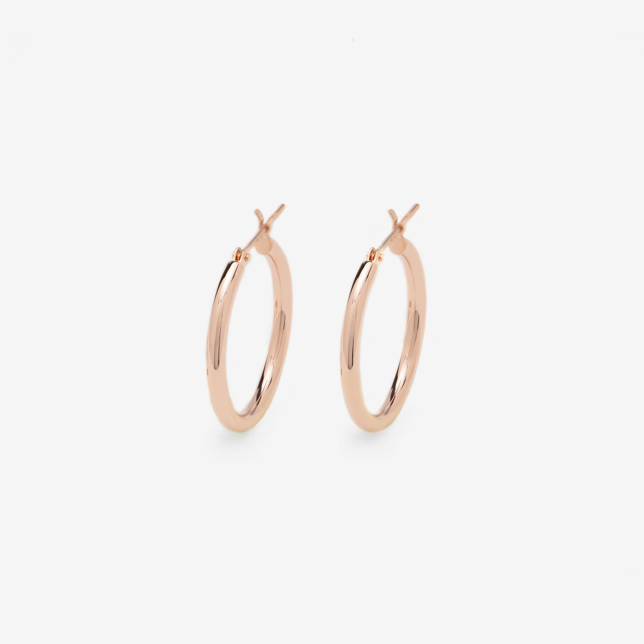 K10 ピンクゴールド フープ ピアス(20mm)