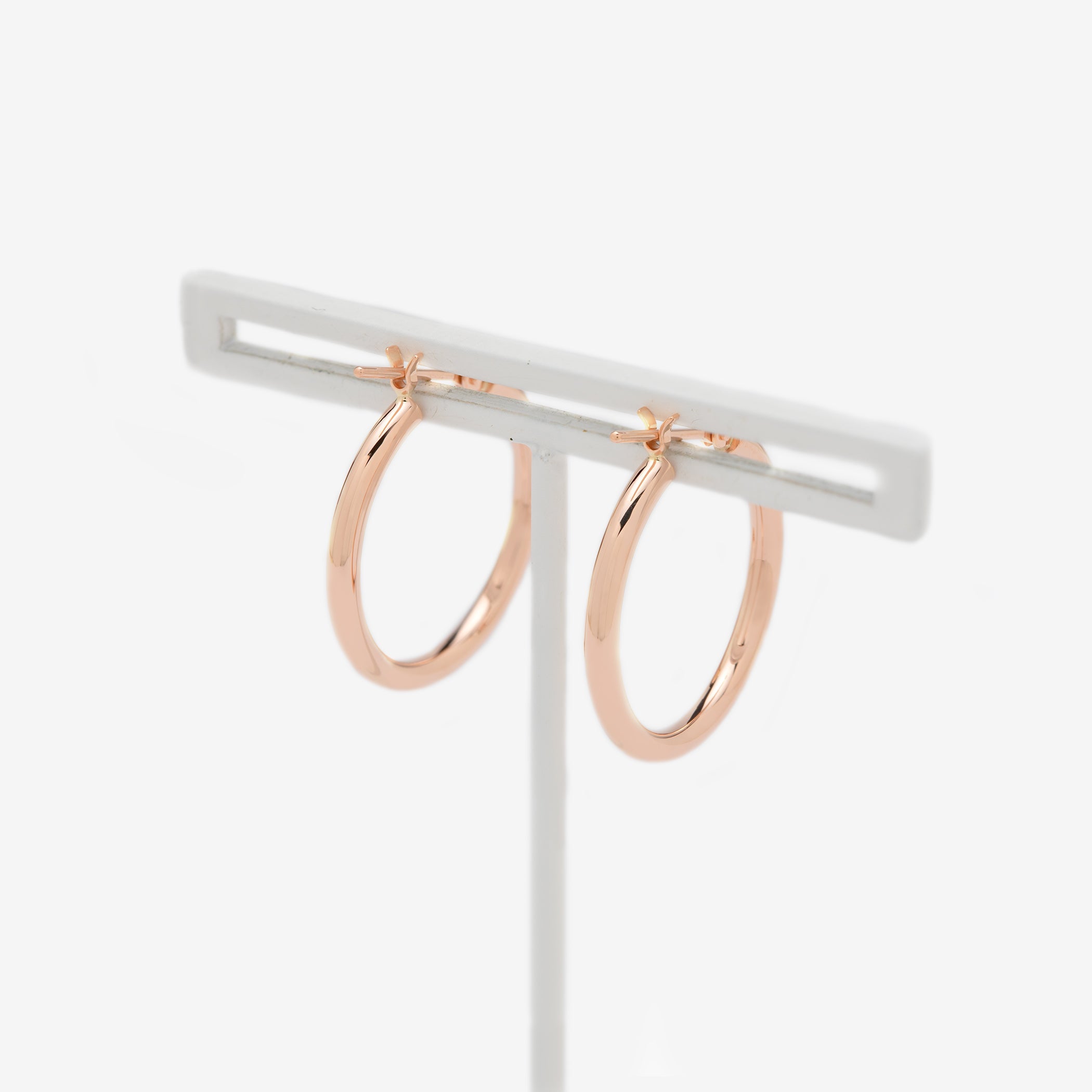 K10 ピンクゴールド フープ ピアス(20mm)