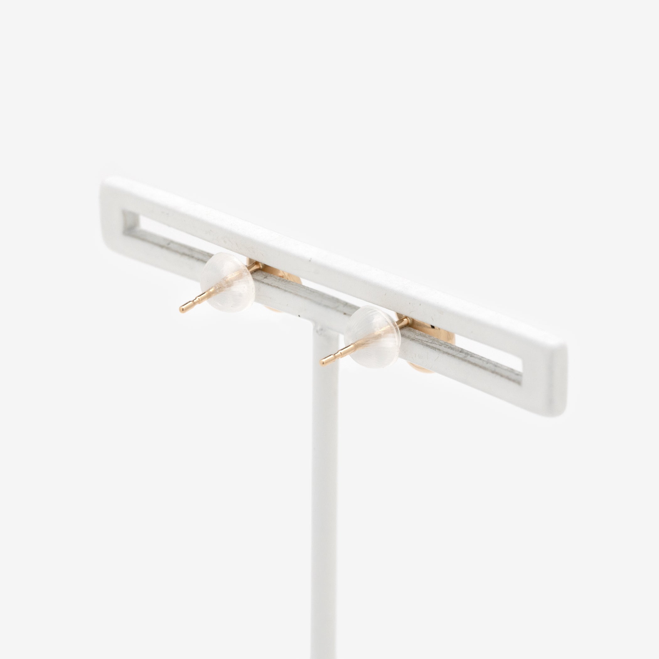 K18 イエローゴールド ビーンズ ピアス