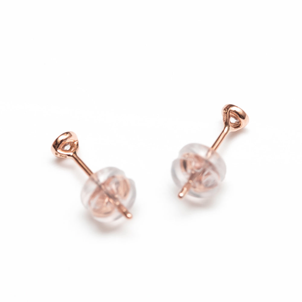 【WEB限定】K18 ピンクゴールド ダイヤモンド ピアス