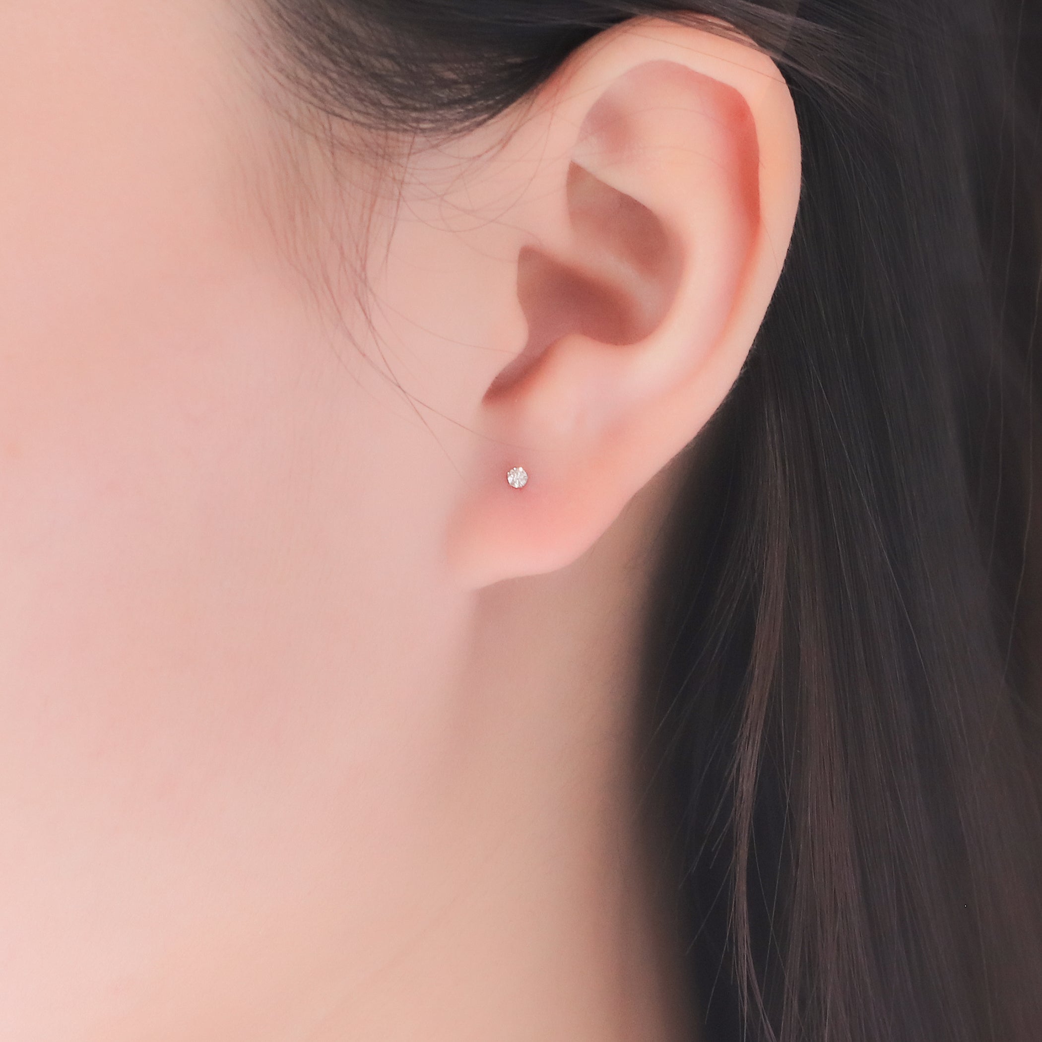プラチナ ダイヤモンド ピアス