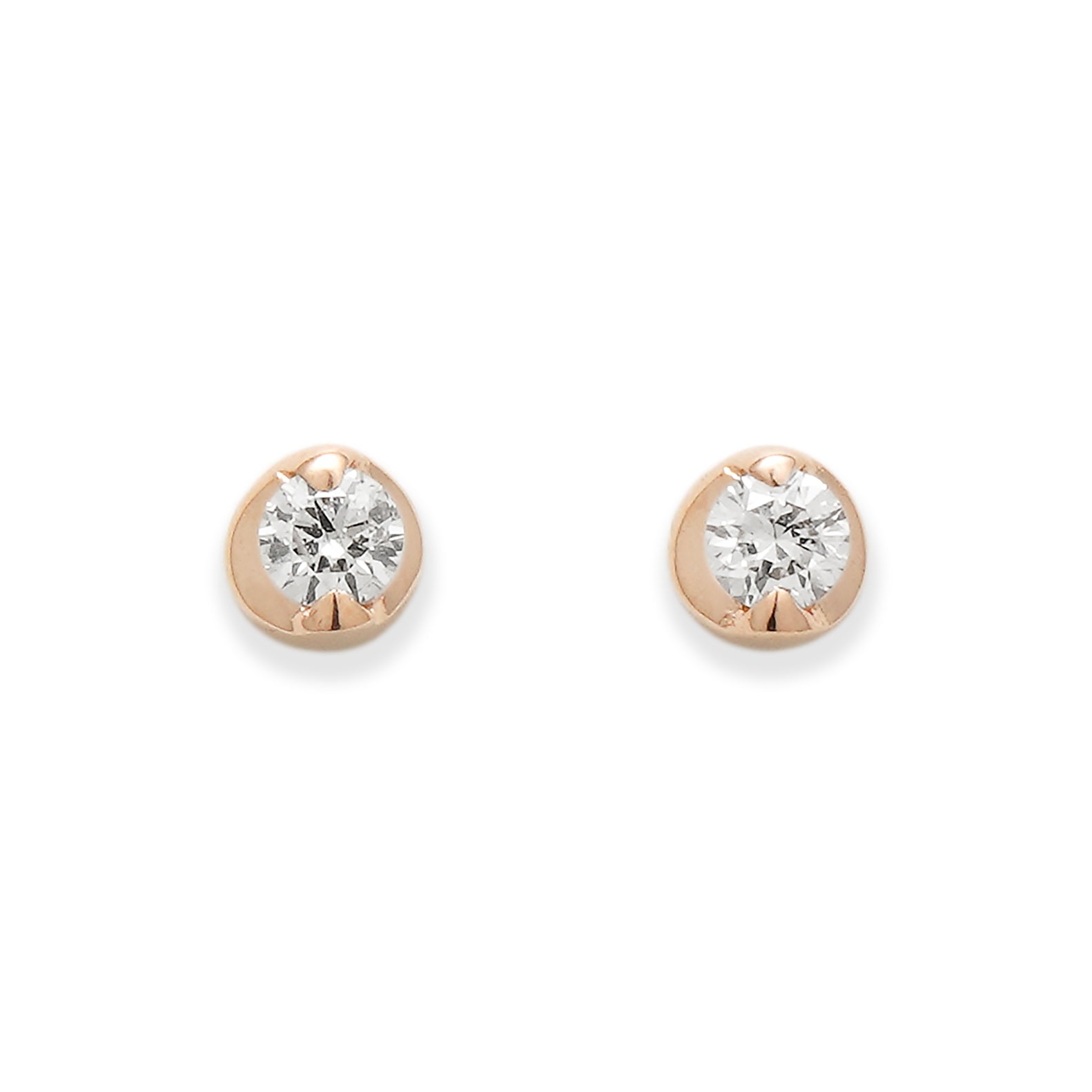 ダイヤモンド ピアス ピンクゴールド K10 K10 ピンクゴールド ダイヤモンド ピアス – Milluflora | ミル