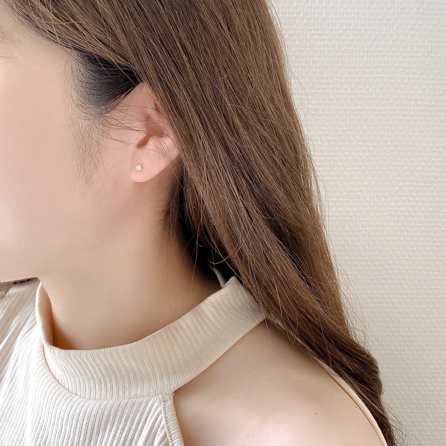 【WEB限定】K18 イエローゴールド ダイヤモンド ピアス
