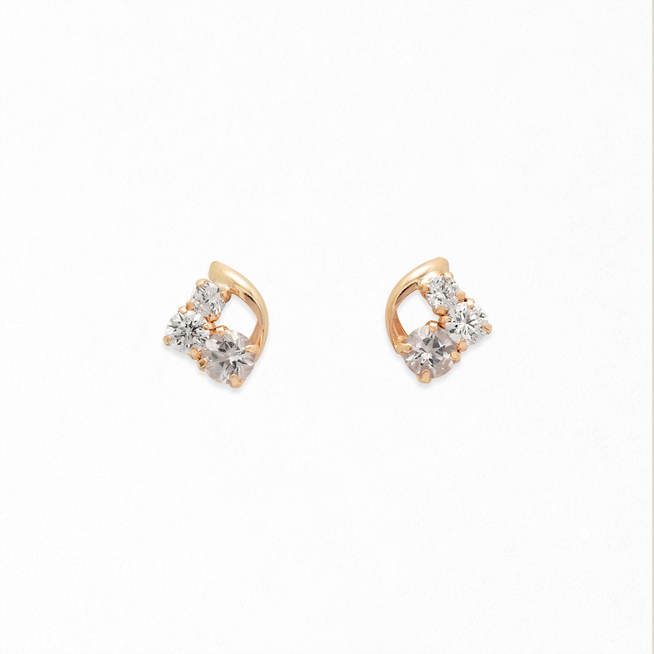 K10 イエローゴールド モルガナイト ピアス – Milluflora | ミル