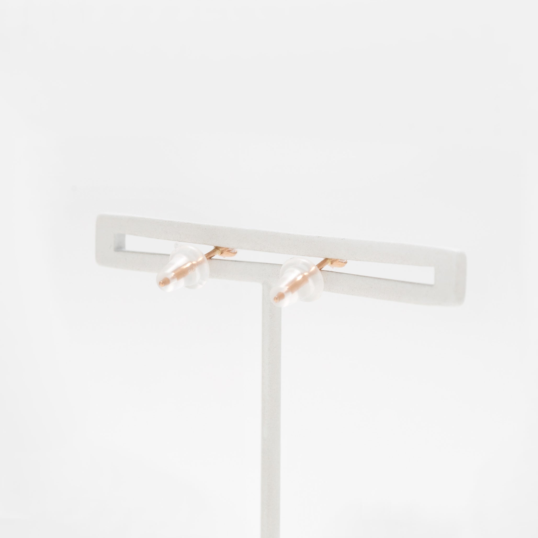 K18 ピンクゴールド キュービックジルコニア ピアス