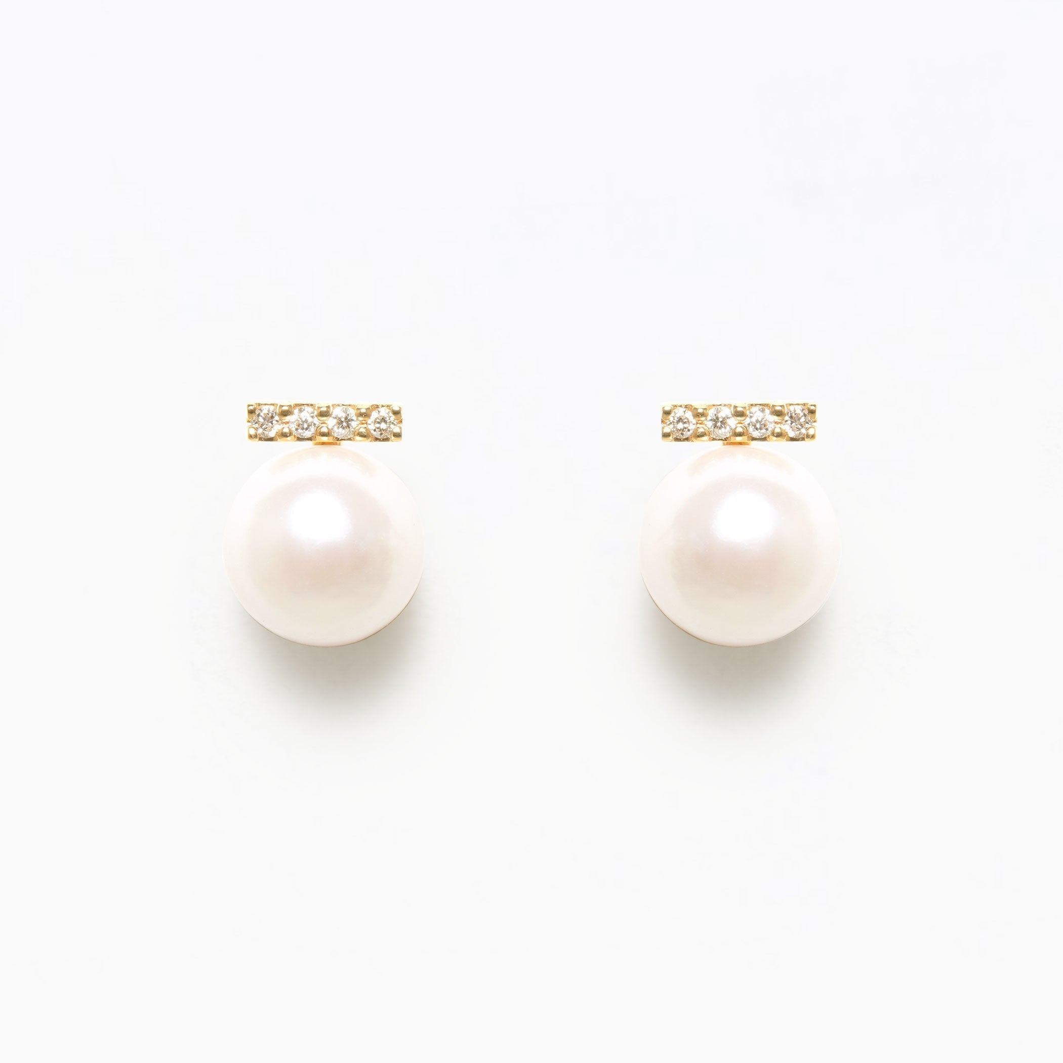 6月誕生石 K10 イエローゴールド あこや真珠 ピアス 6月誕生石 K10 イエローゴールド あこや真珠 ピアス ESTELLE