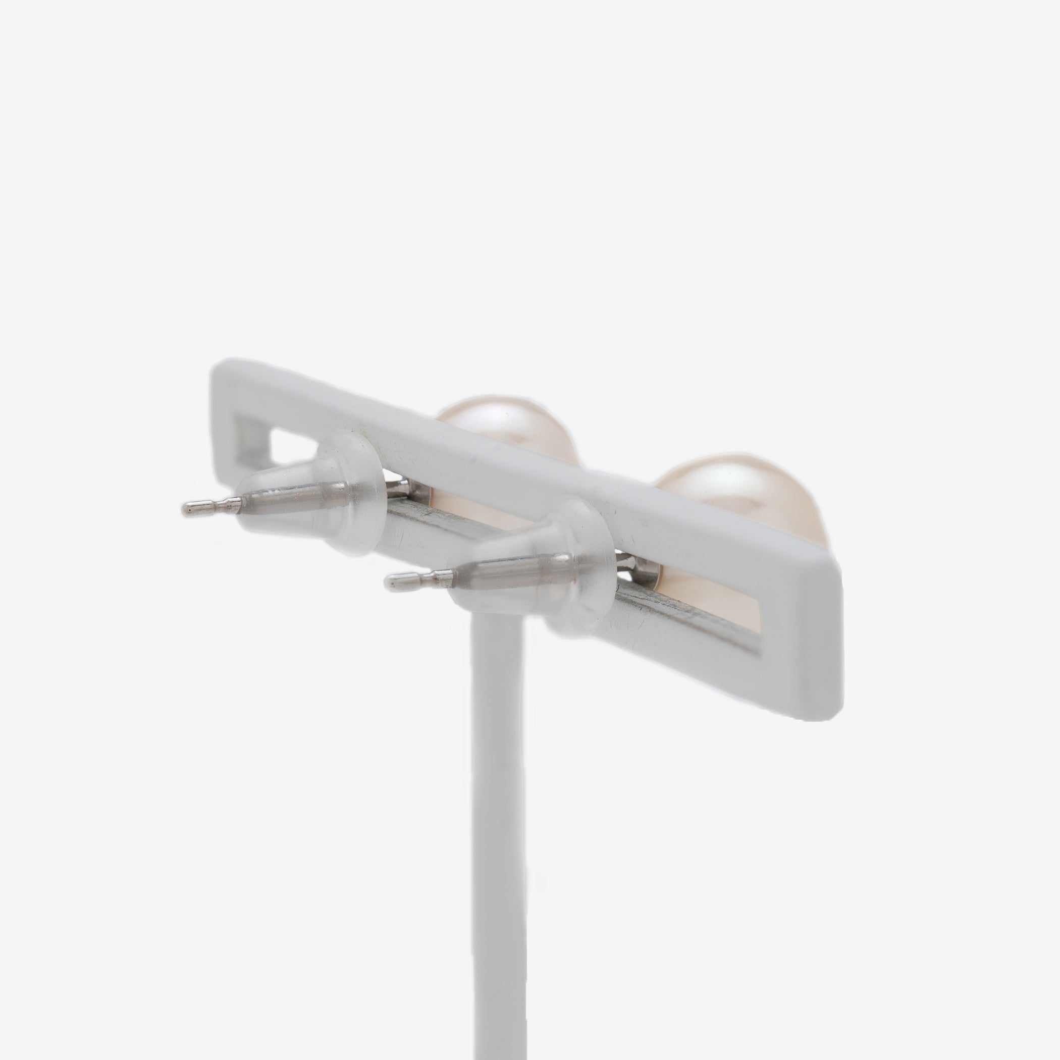 6月誕生石 プラチナ あこや真珠 ピアス(7.0-7.5mm)