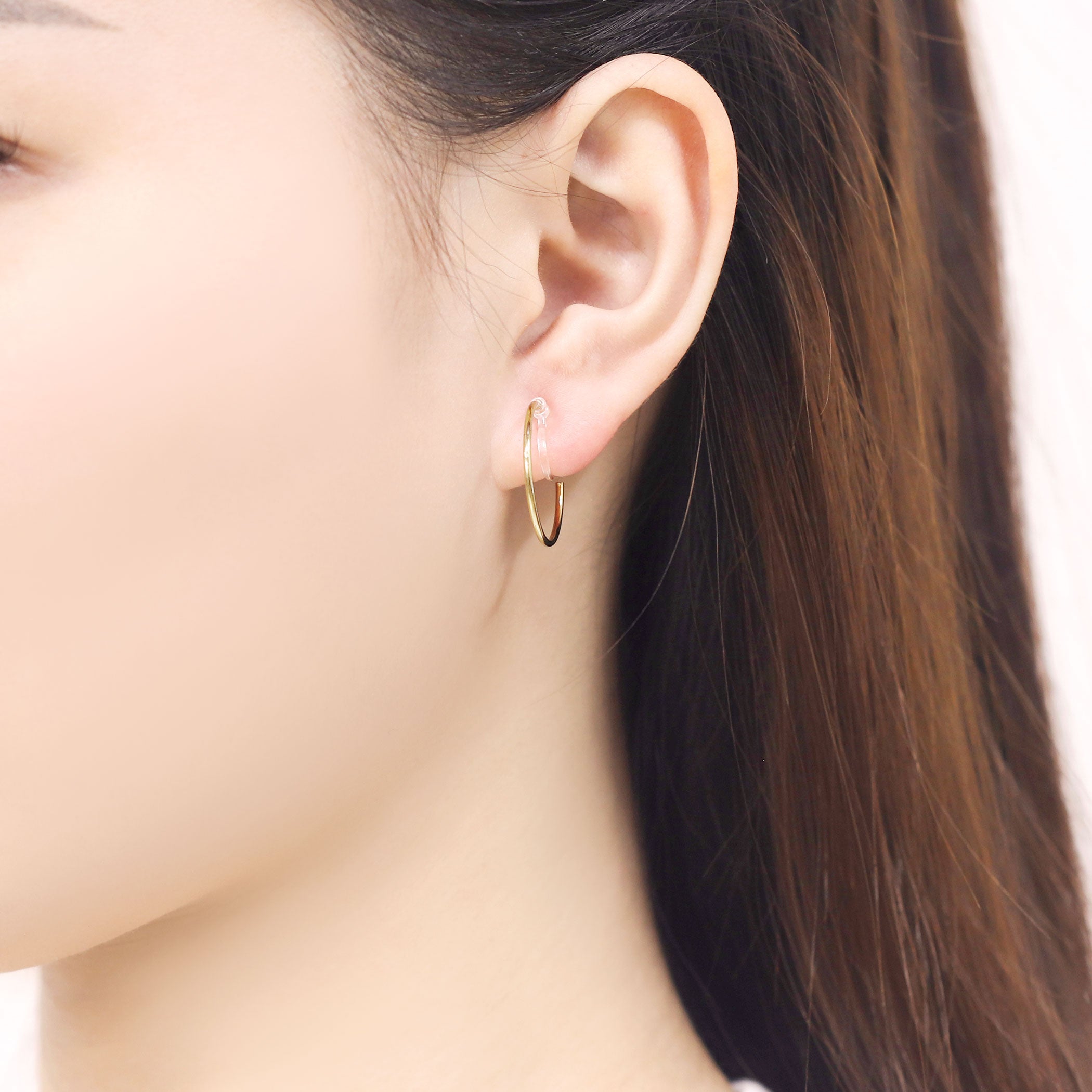 ★今だけ送料無料!★真鍮 フープ イヤリング(20mm)