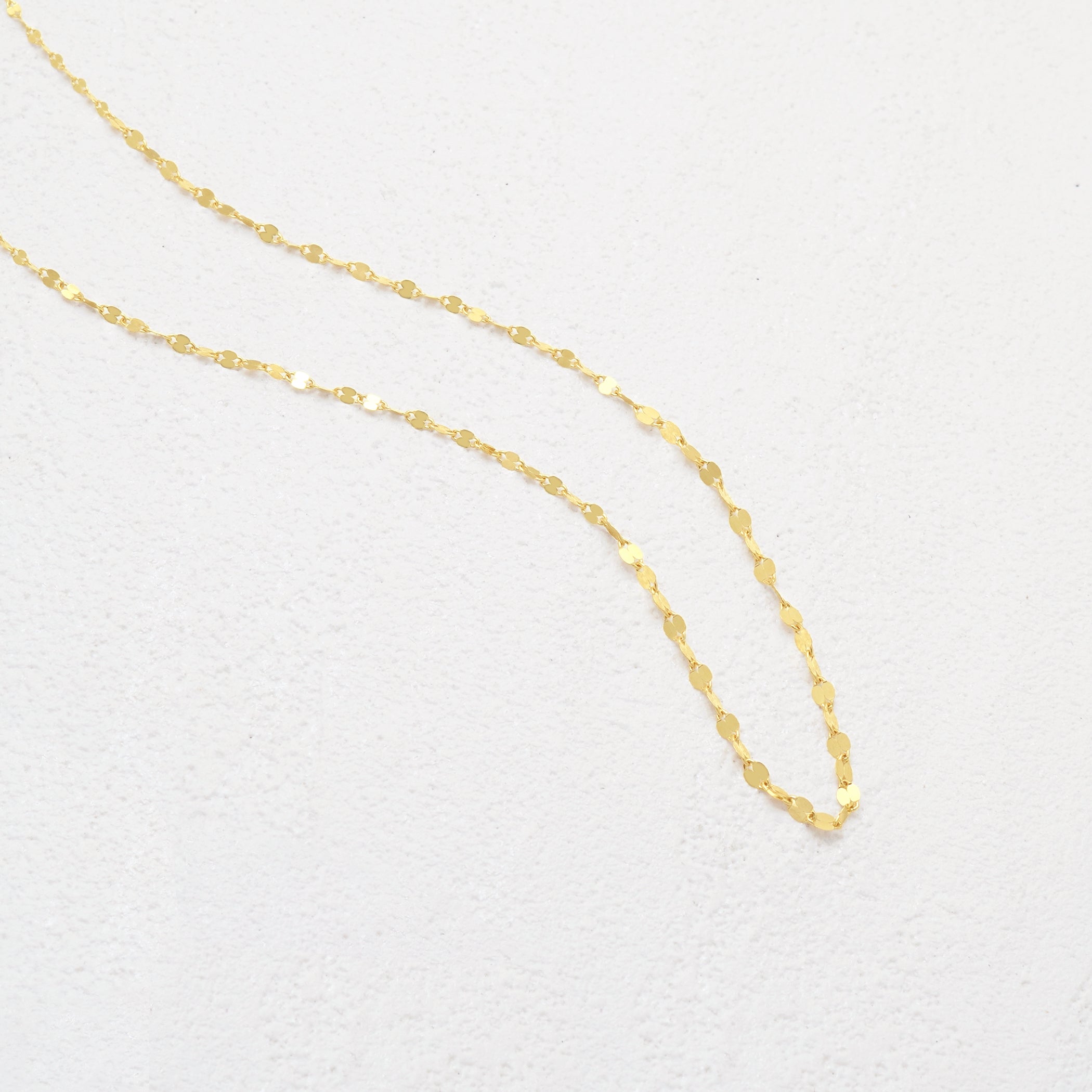 K18 イエローゴールド ロング デザインネックレス(50cm)