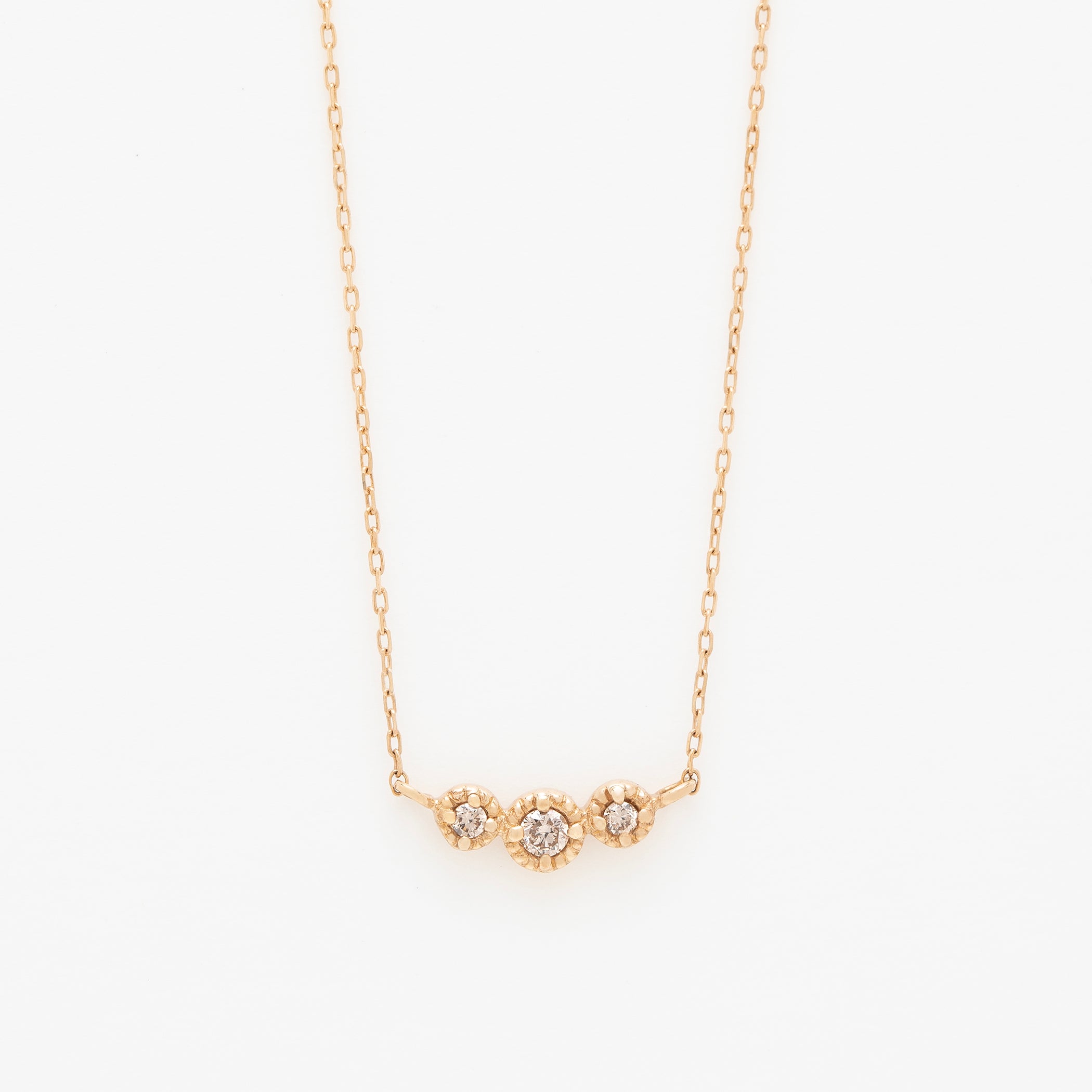 Milluflora K10イエローゴールド ダイヤモンドネックレス WEB限定】K10 イエローゴールド ダイヤモンド ネックレス – Milluflora