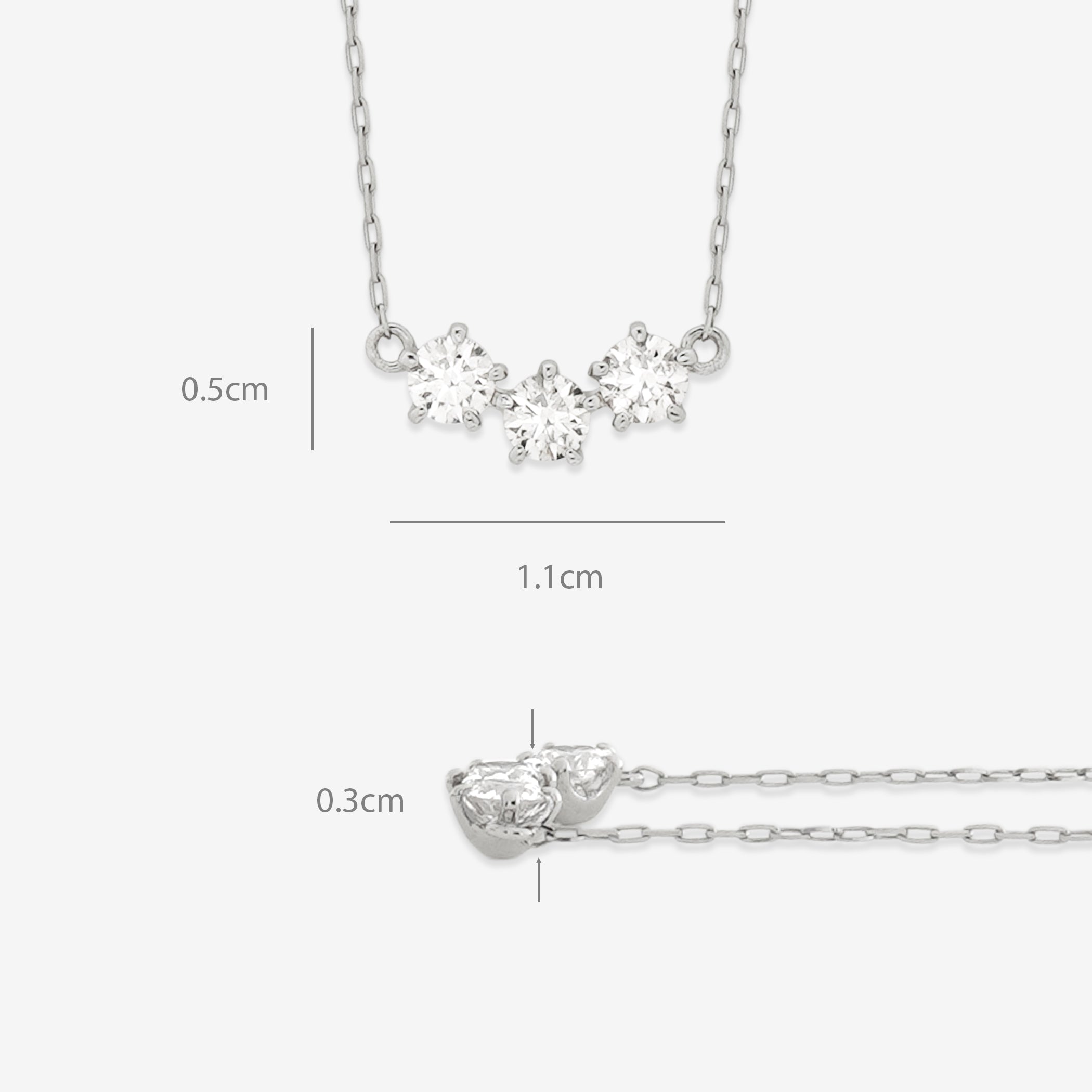 プラチナ ダイヤモンド ネックレス