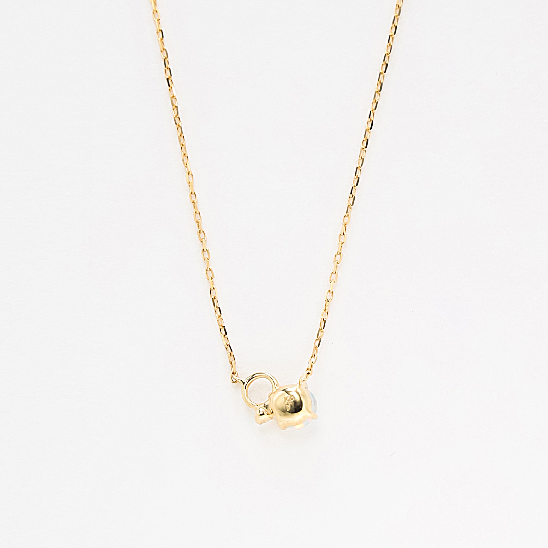 【WEB限定】10月誕生石 K10 イエローゴールド オパール ネックレス