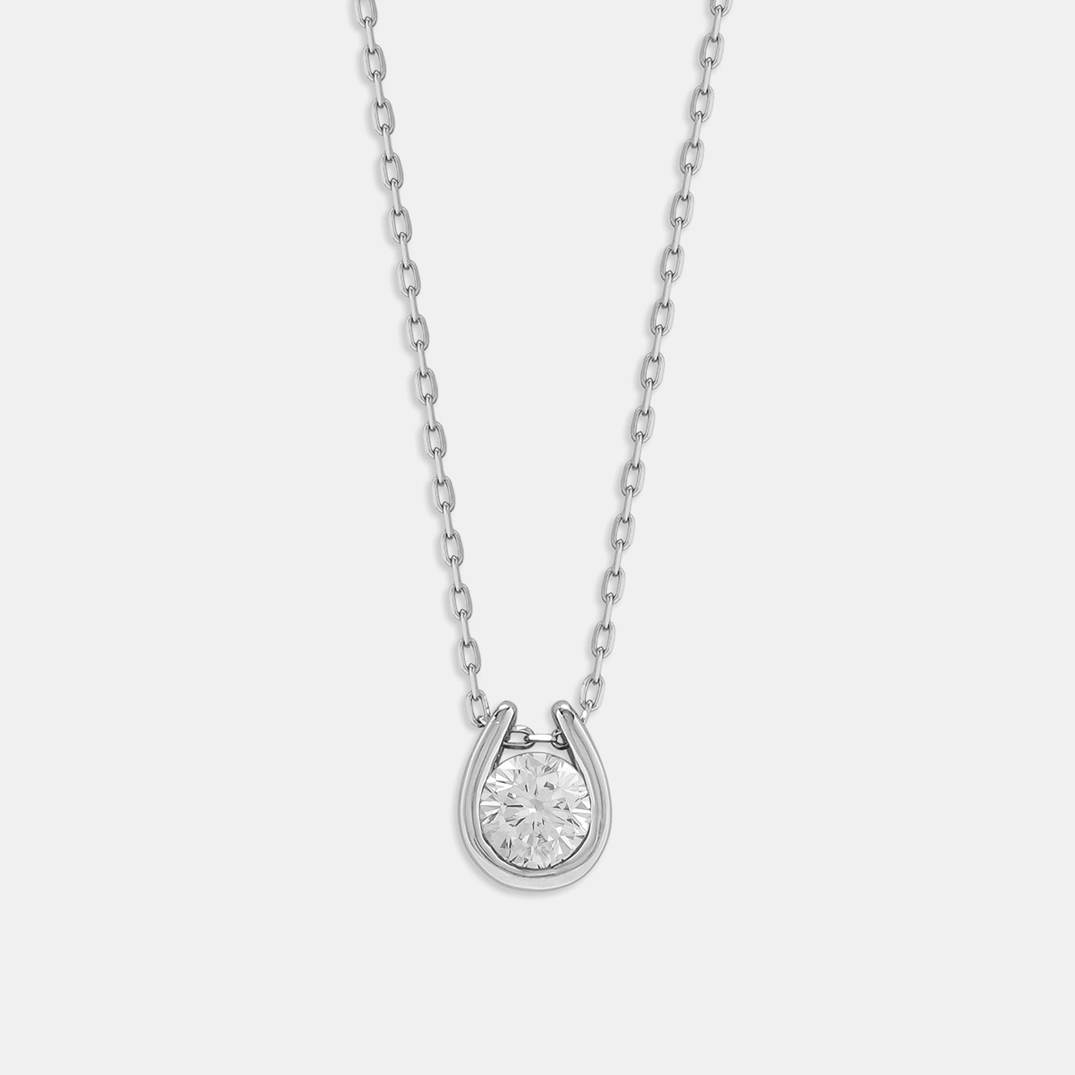 予約商品】プラチナ ダイヤモンド 馬蹄 ネックレス – Milluflora