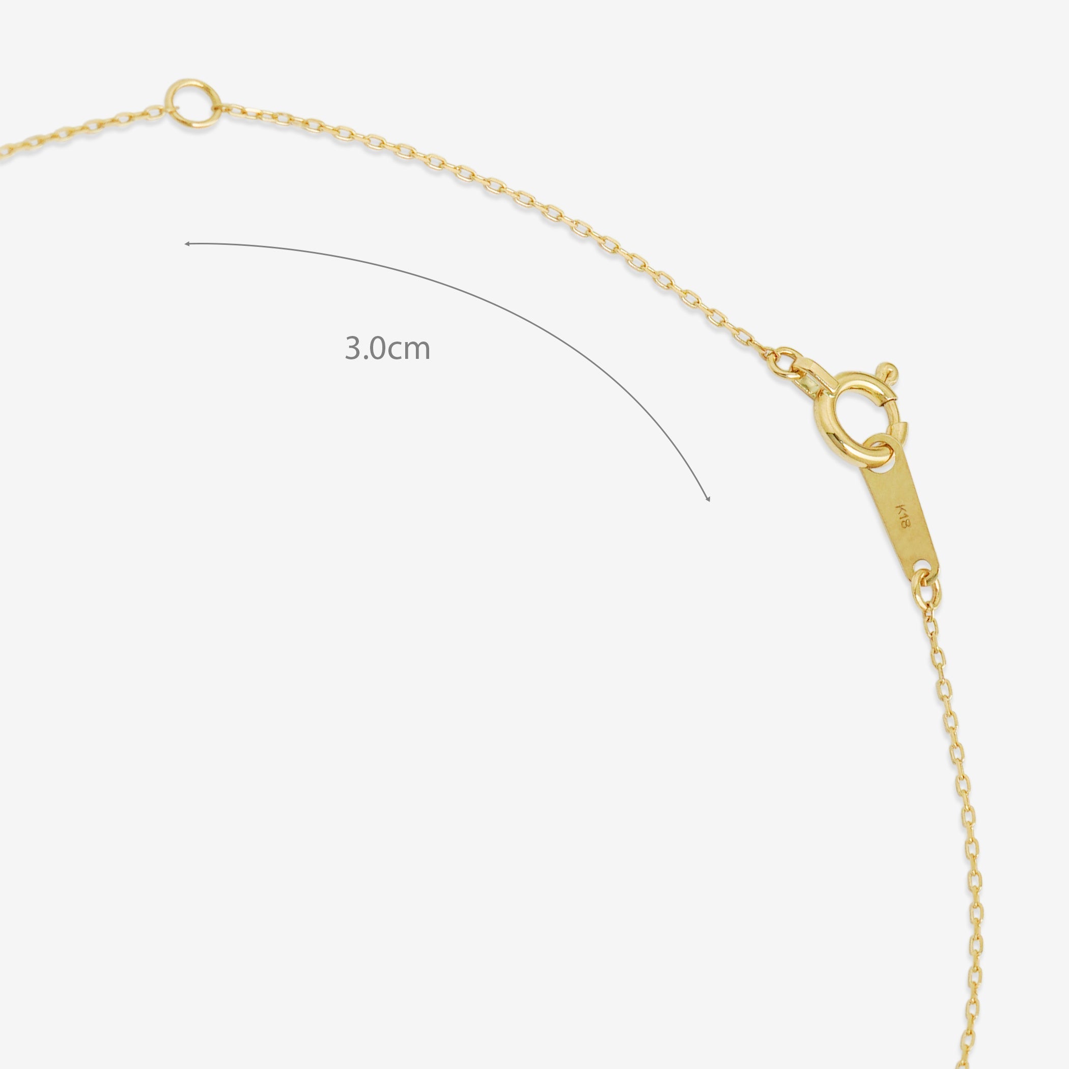 K18 イエローゴールド ダイヤモンド 馬蹄 ネックレス