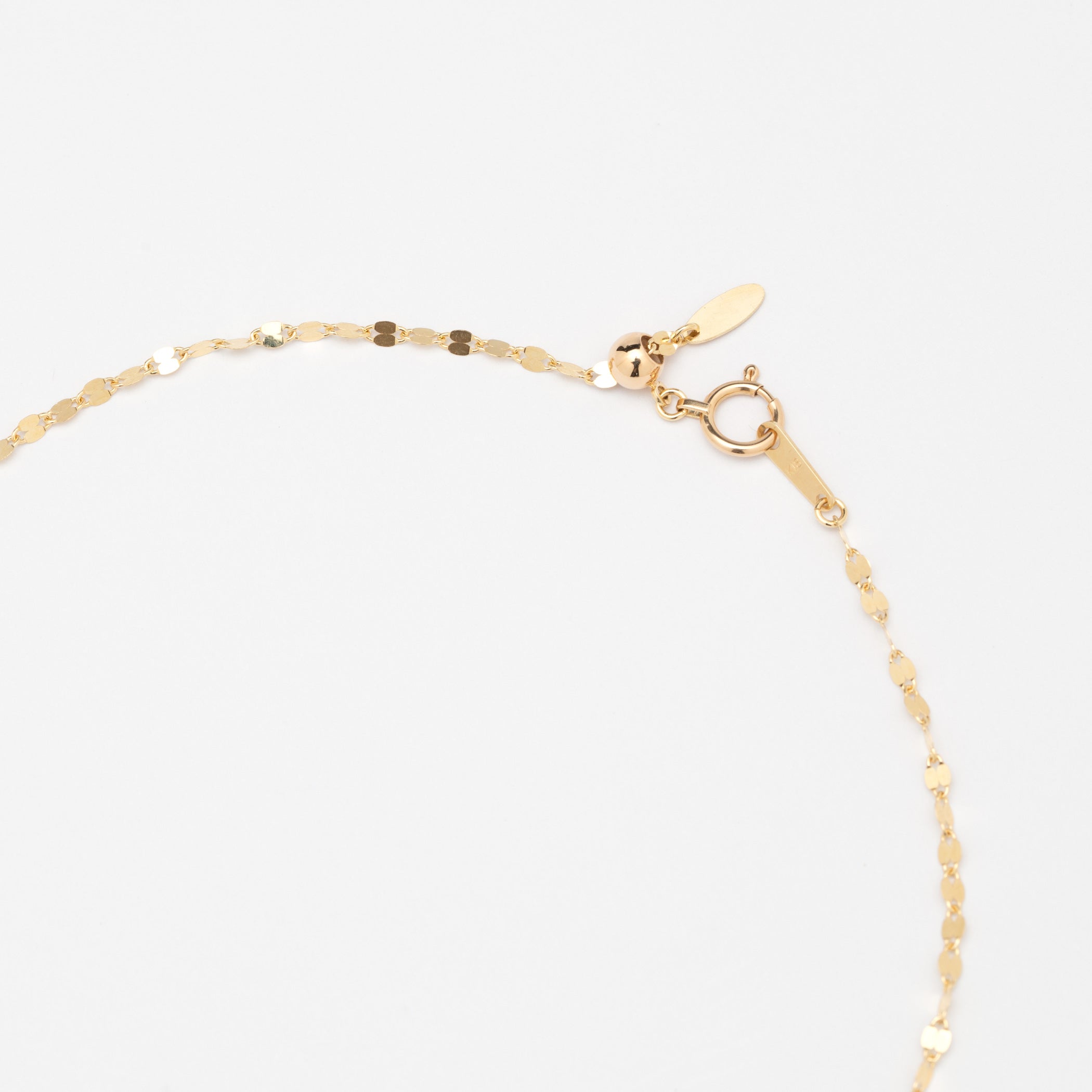 K18 イエローゴールド ダイヤモンド ネックレス(0.1ct)