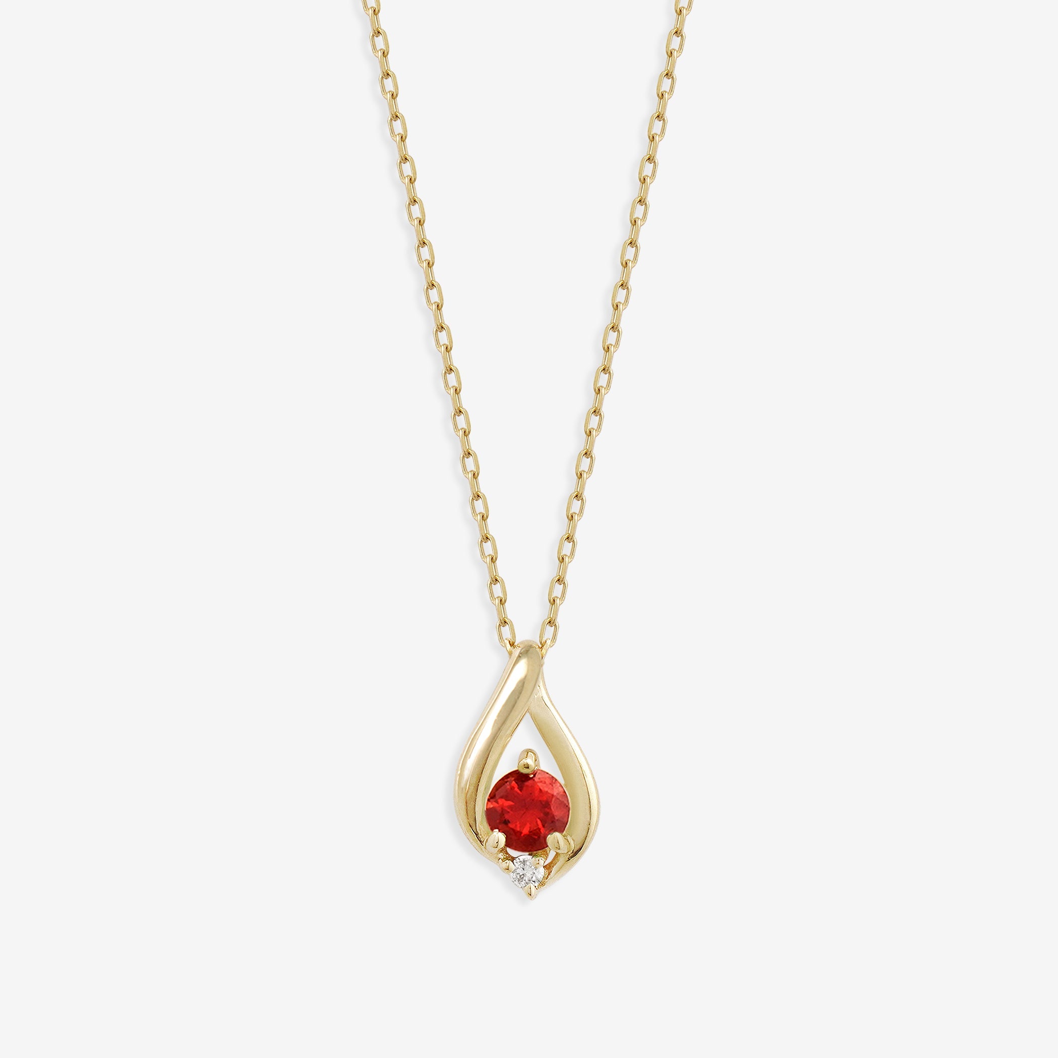 マイちゃん様　極美品 K10 ガーネット スター 星 ネックレスのみ HORSESHOE GARNET(1月) NECKLACE(2JN1066)K10 ネックレス