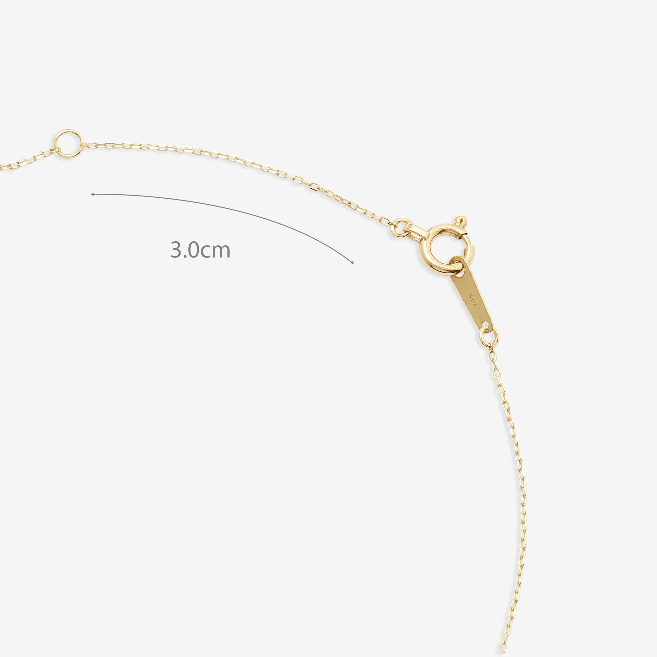 【WEB限定】9月誕生石 K10 イエローゴールド サファイア しずく ネックレス