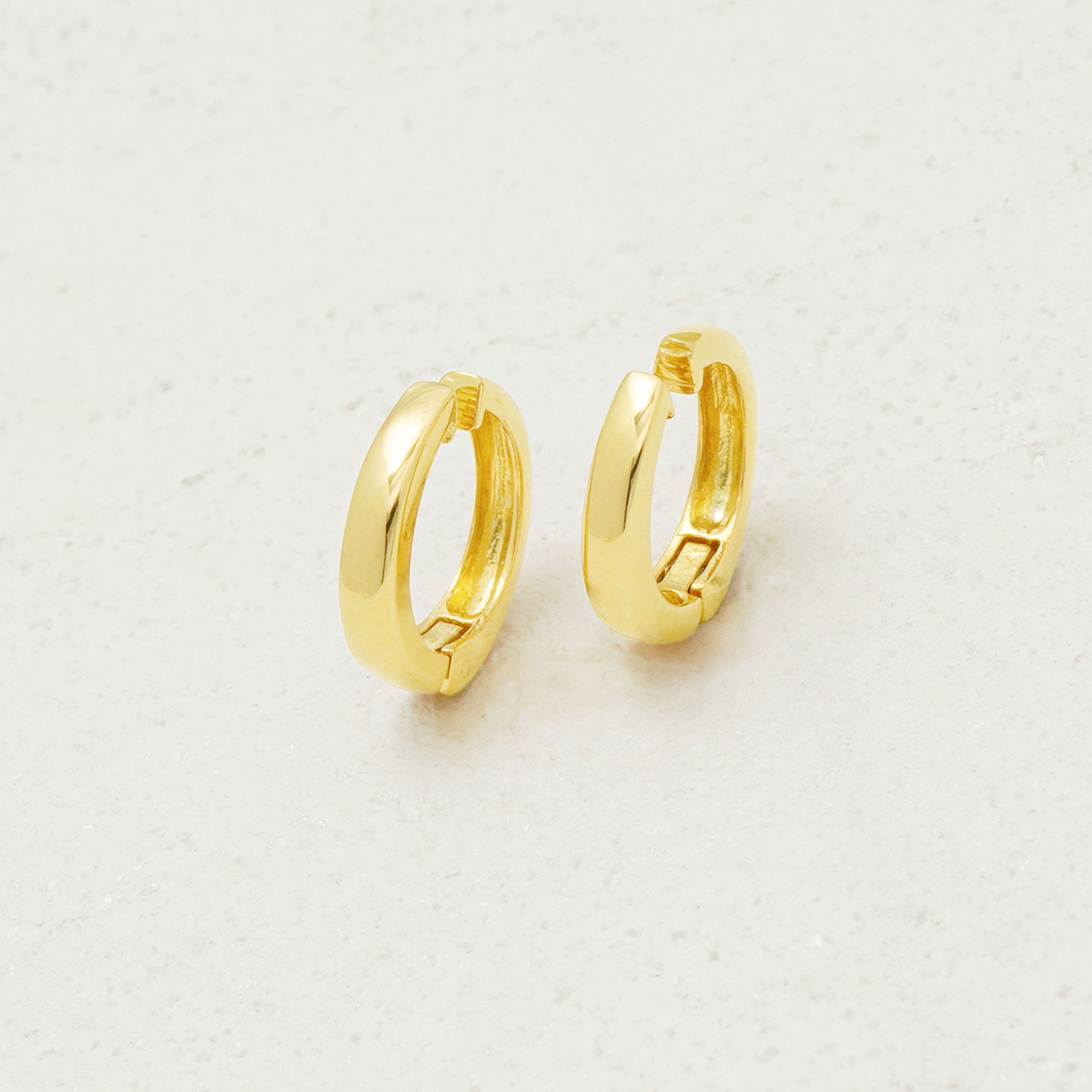 シルバー イエローゴールドメッキ イヤリング