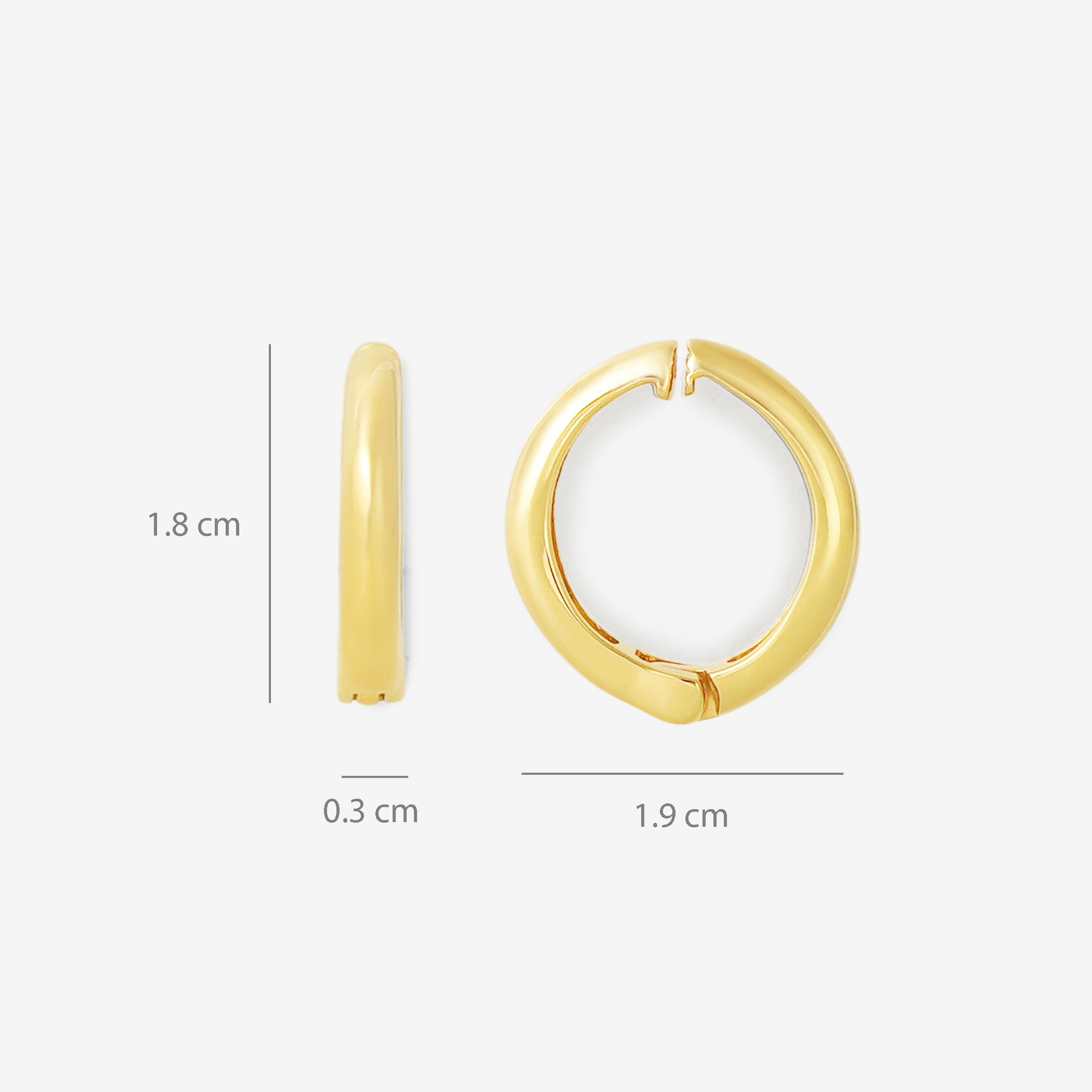 シルバー イエローゴールドメッキ イヤリング