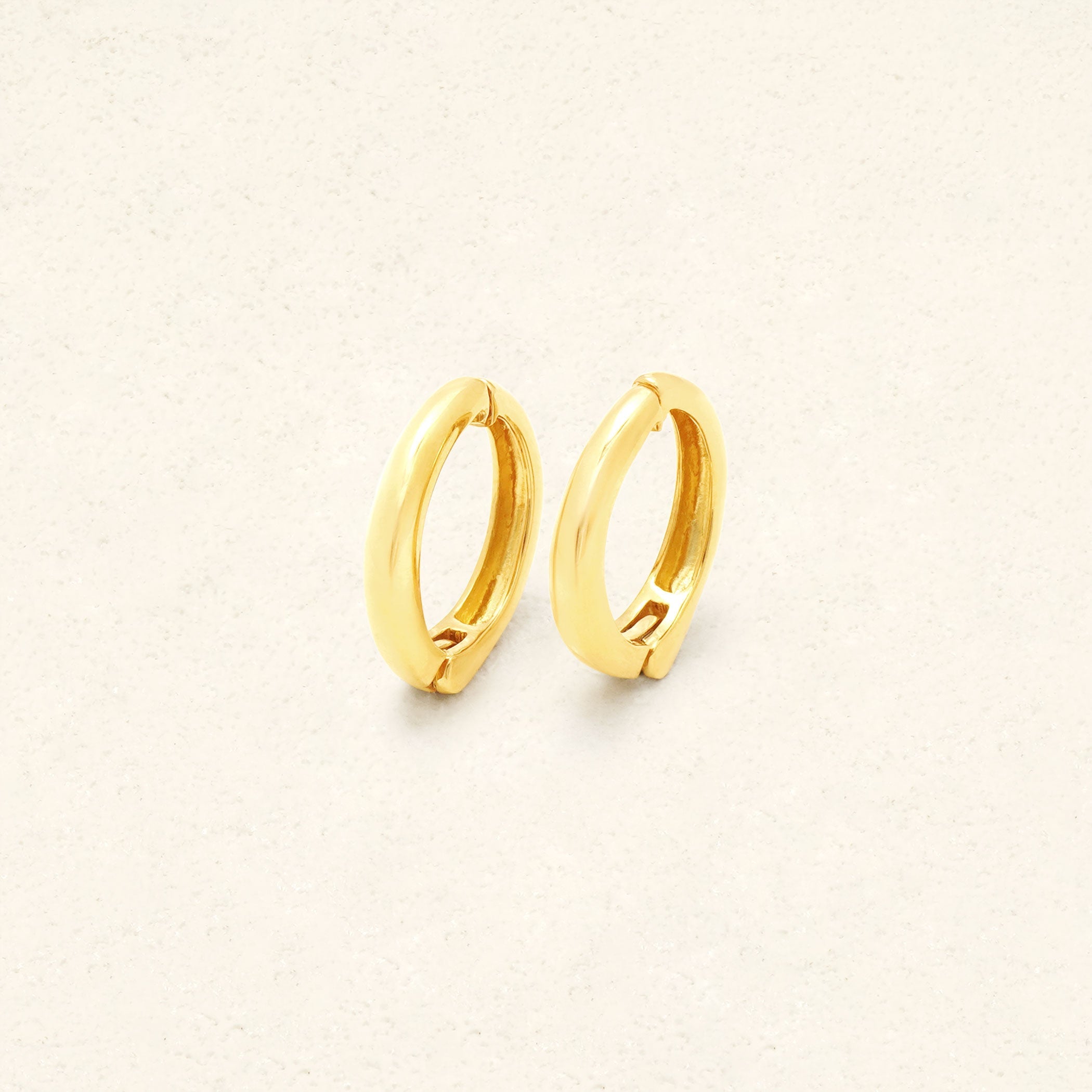 シルバー イエローゴールドメッキ イヤリング