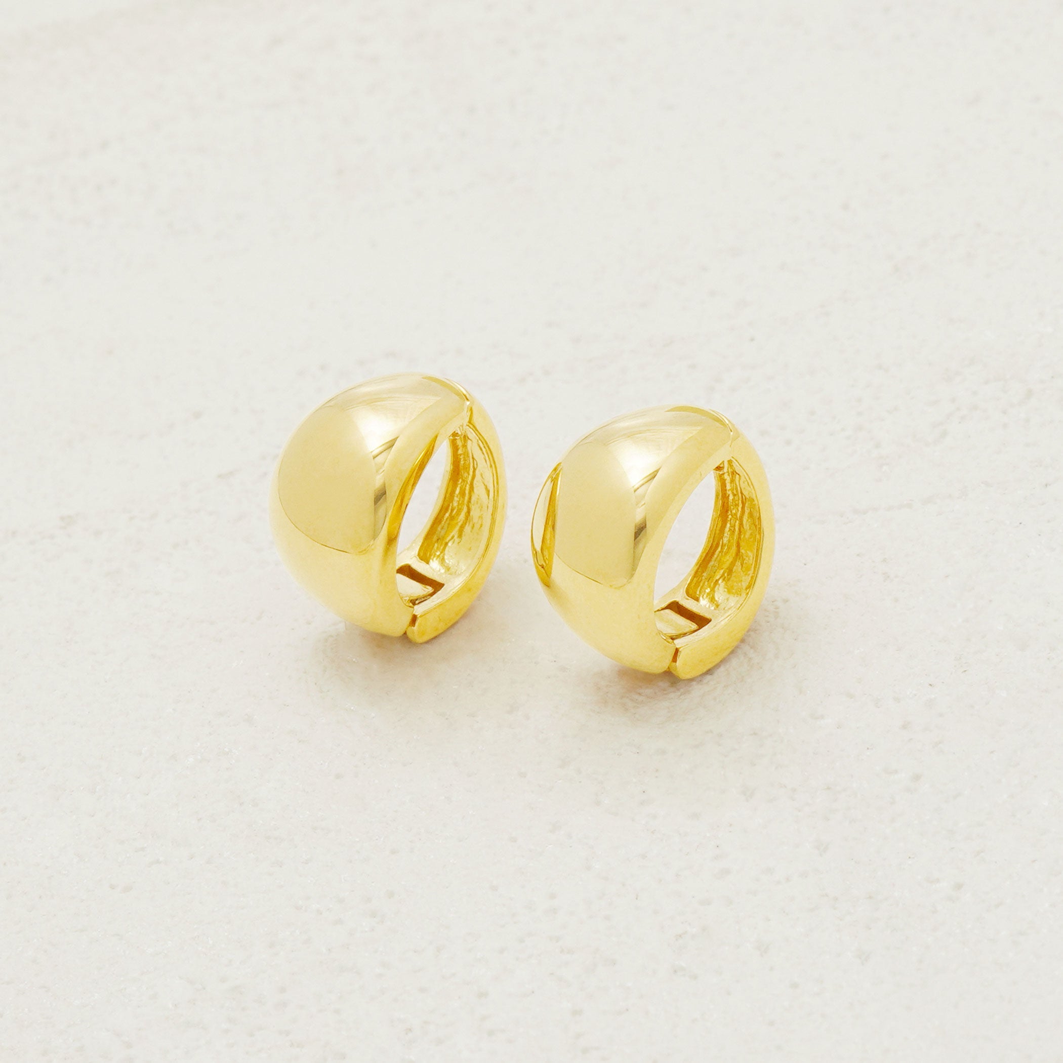 シルバー イエローゴールドメッキ イヤリング