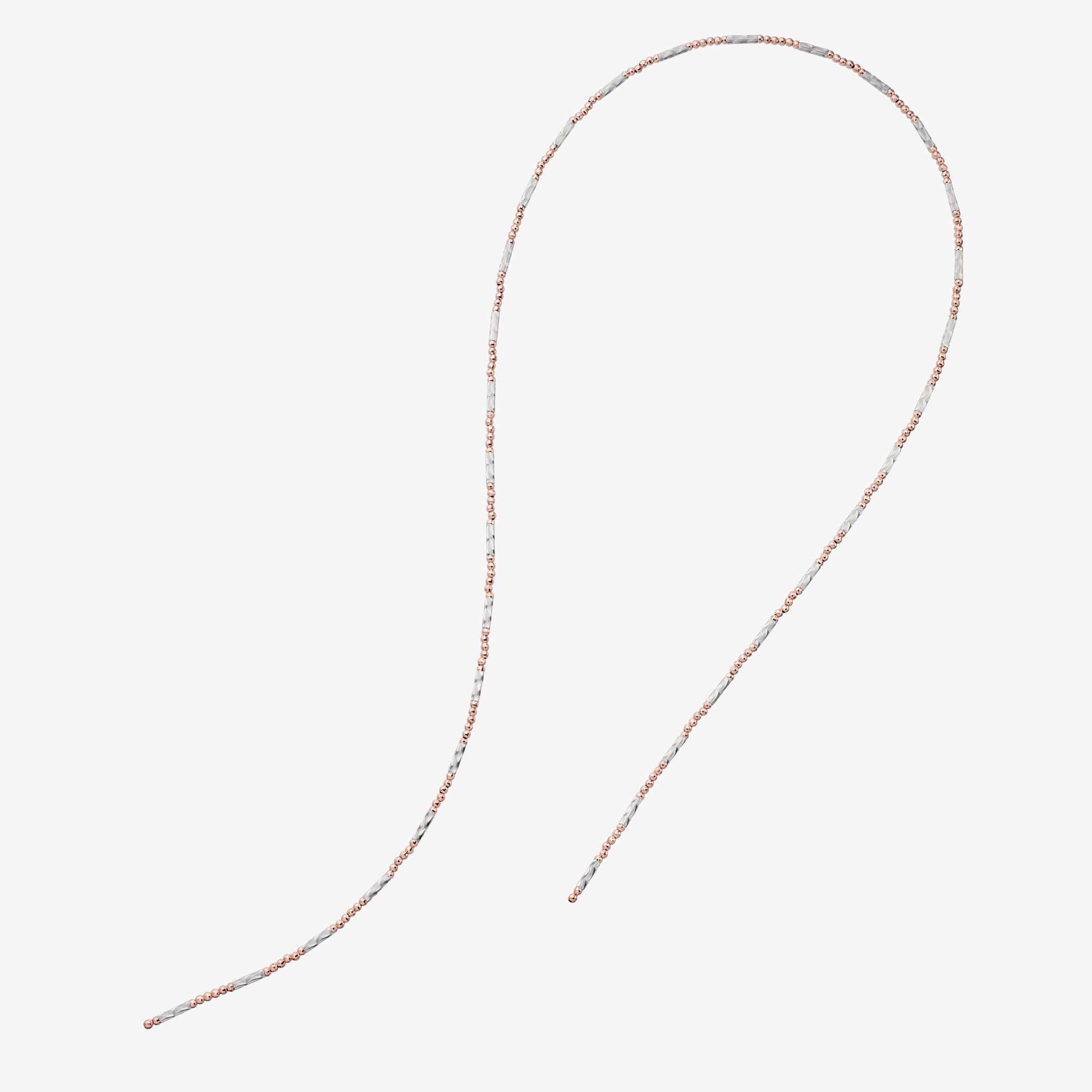 プラチナ/K18 ピンクゴールド ネックレス