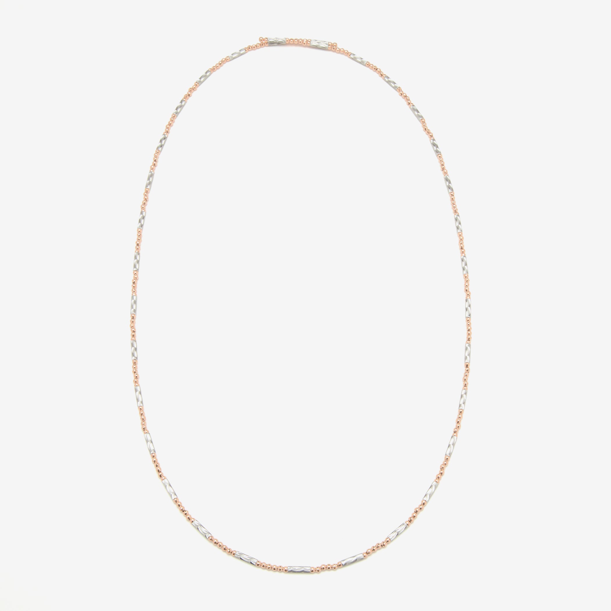 プラチナ/K18 ピンクゴールド ネックレス