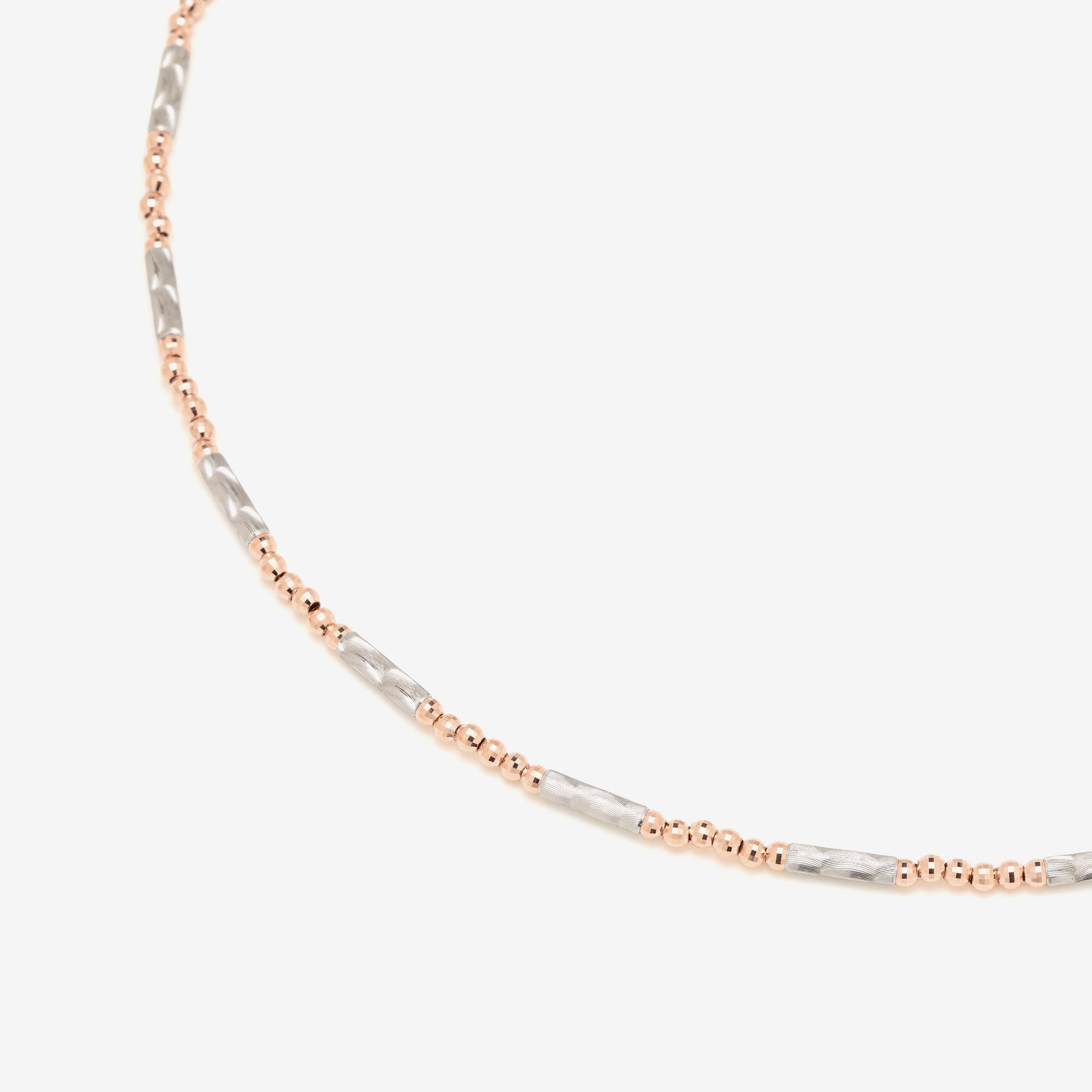 プラチナ/K18 ピンクゴールド ネックレス