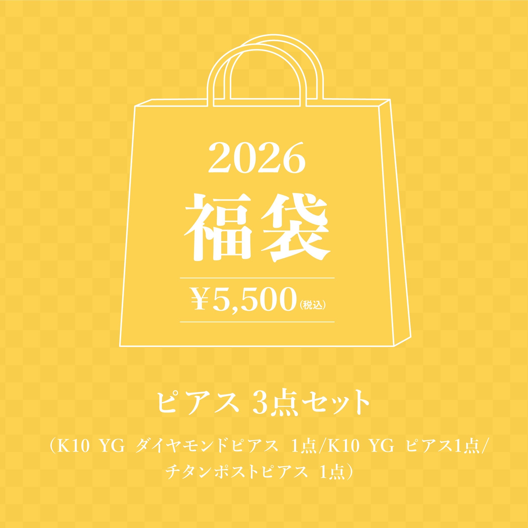 エステール K10ネックレス ピアス 福袋 3点セット 5,000円】WEB限定
