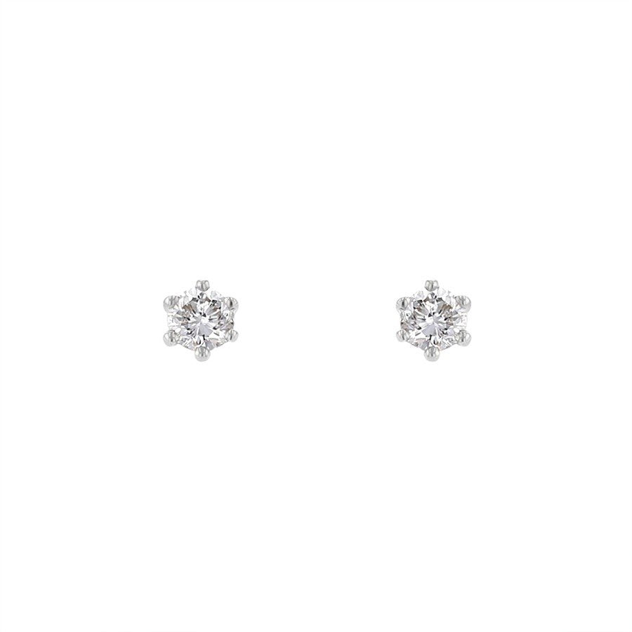 クーポン対象商品】プラチナ ダイヤモンド ピアス（0.2ct