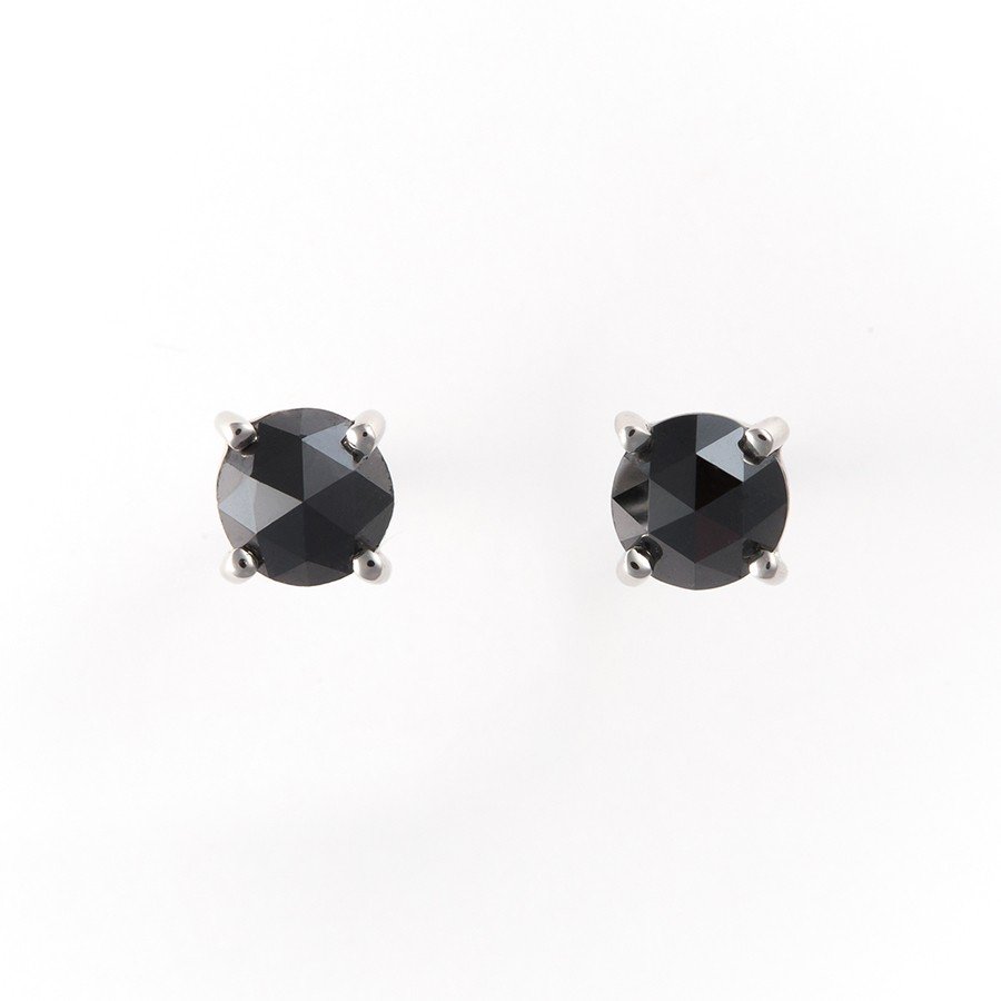 プラチナブラックダイヤモンドピアス ブラックダイヤモンド ピアス プラチナ ぶら下がり 0.5ct 揺れる