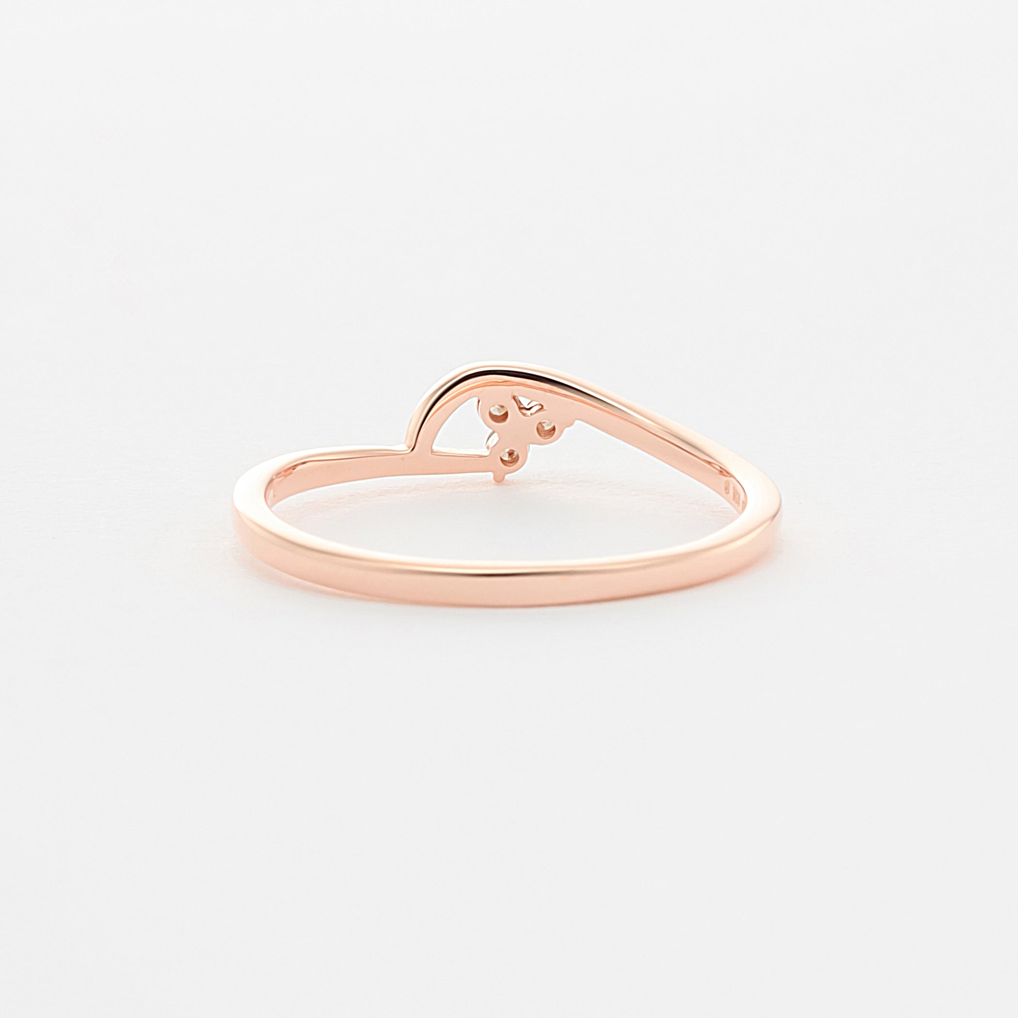 K10 ピンクゴールド ダイヤモンド リング