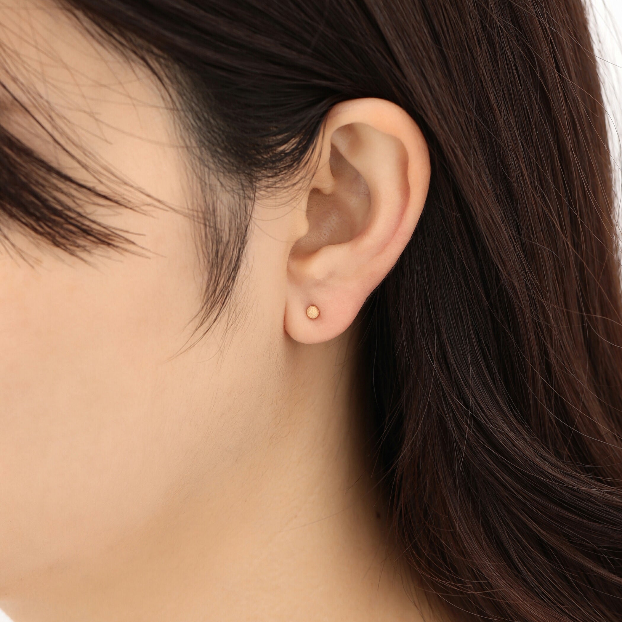 K18 イエローゴールド 丸玉 ピアス(3mm)