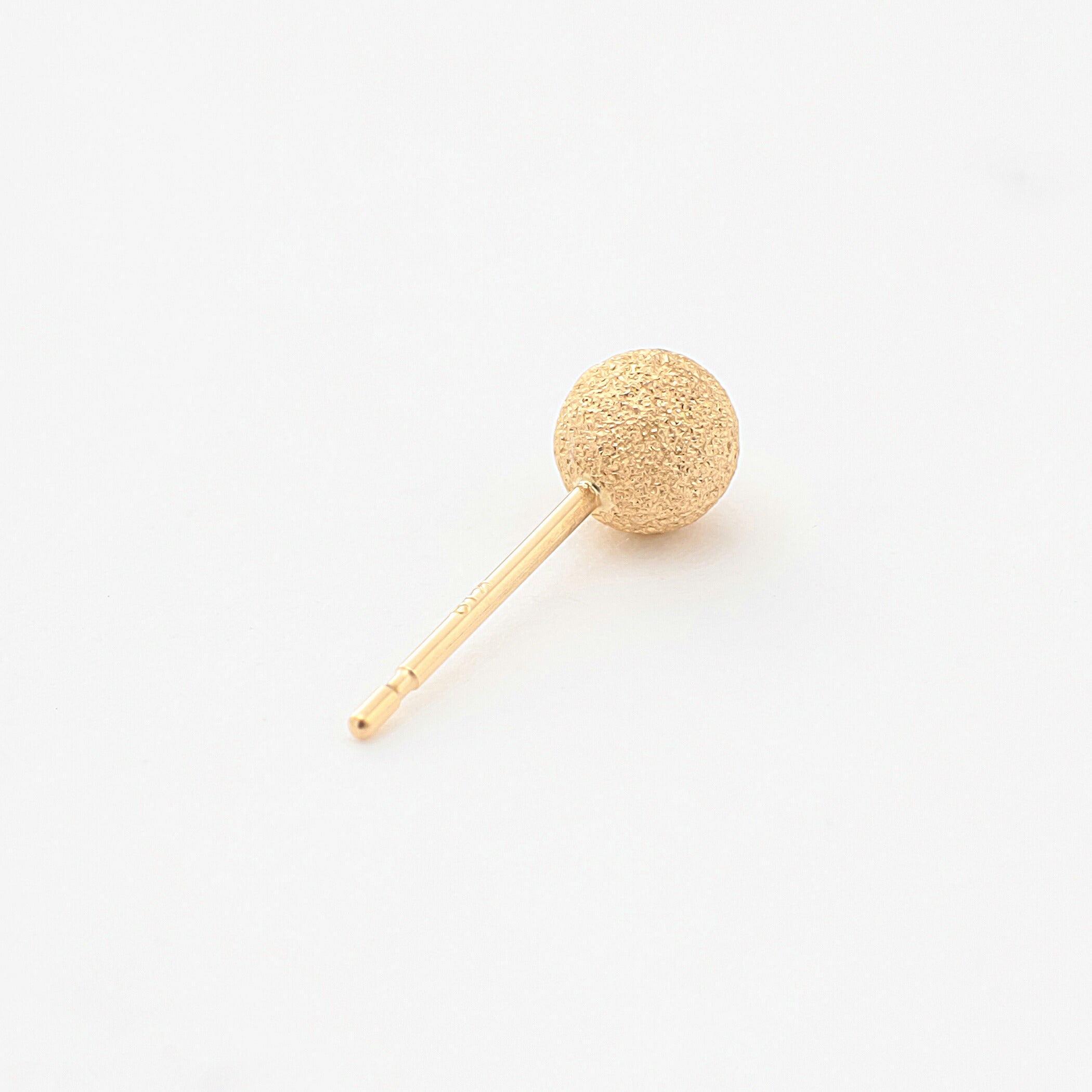 K18 イエローゴールド 丸玉 ピアス(4mm)