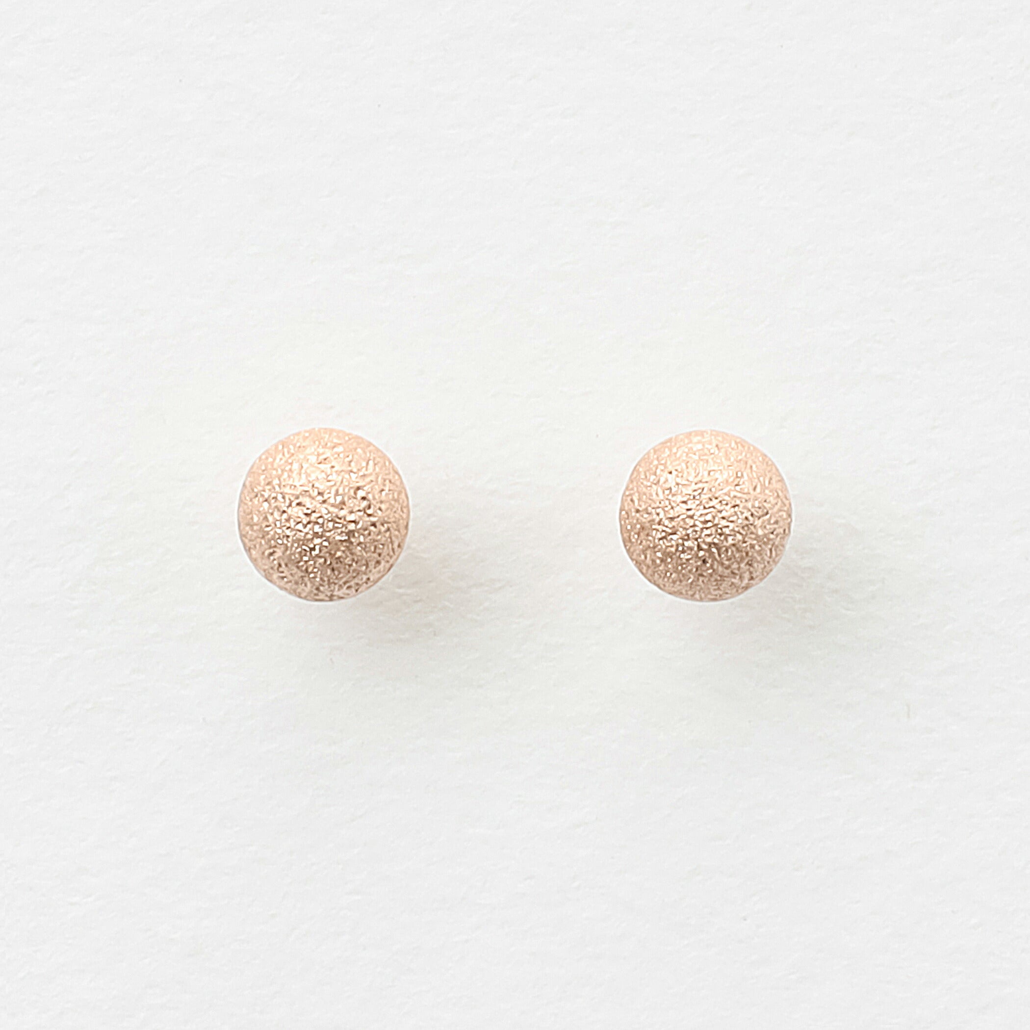 K18 ピンクゴールド 丸玉 ピアス(3mm)