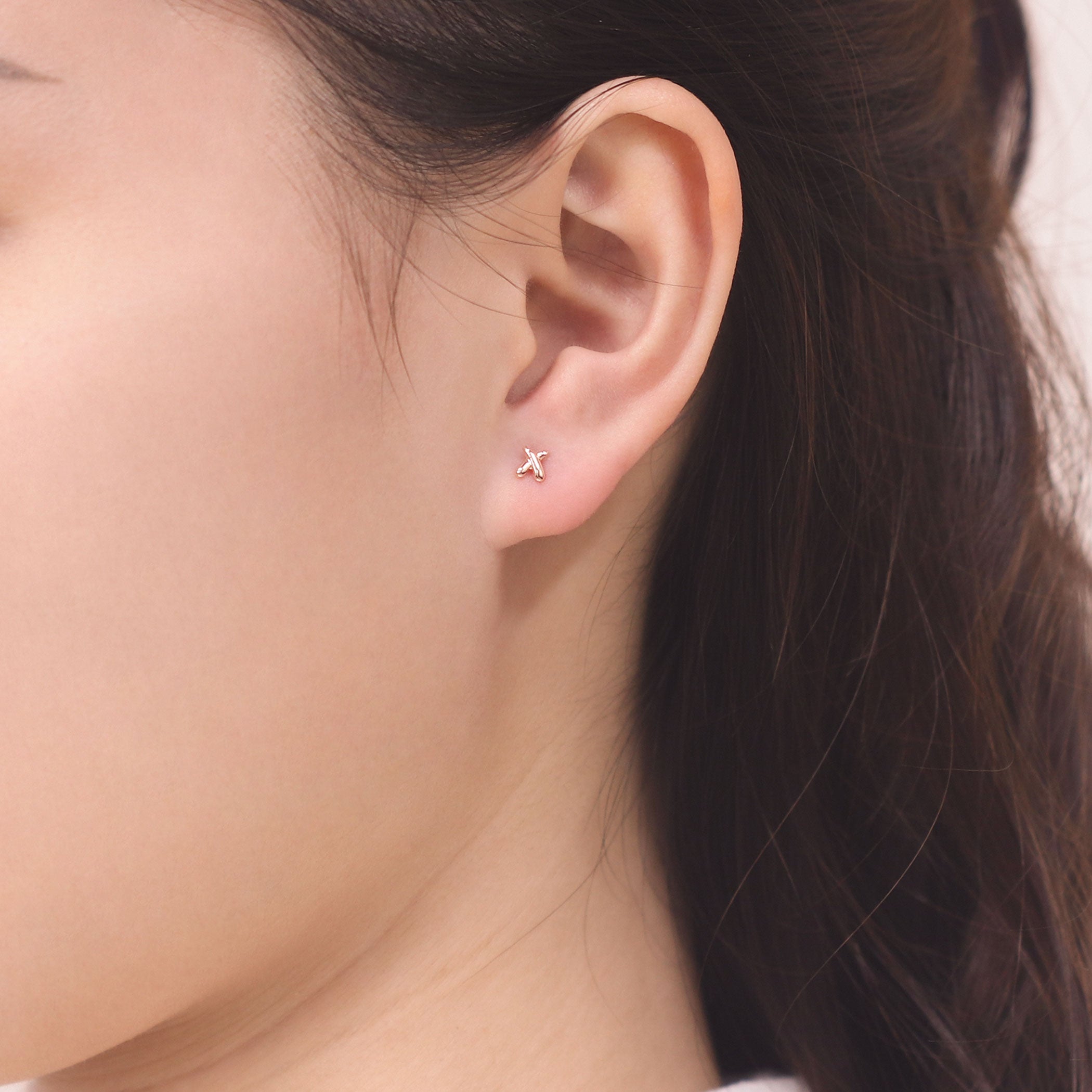 K18 ピンクゴールド ピアス