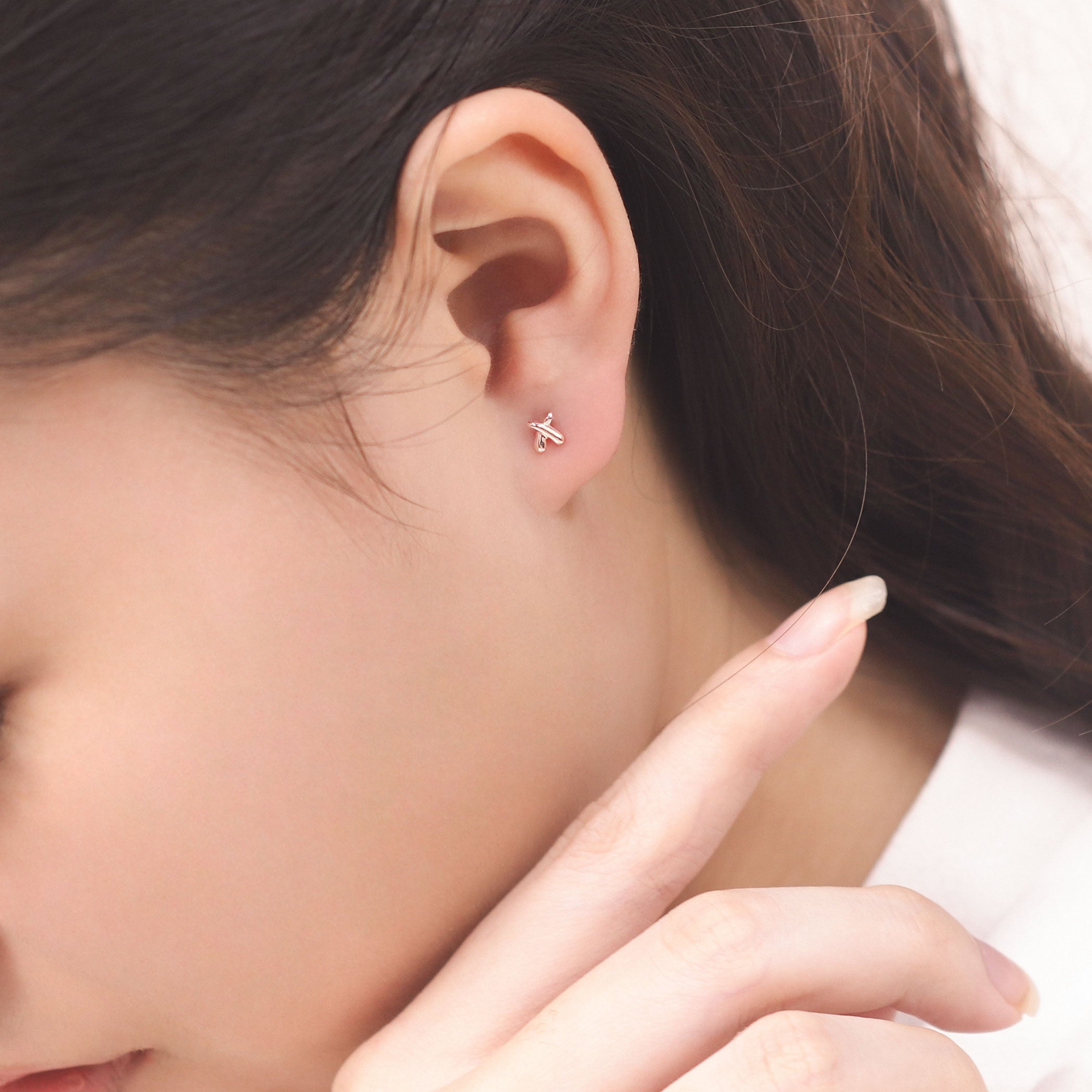 K18 ピンクゴールド ピアス