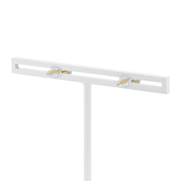 K18 イエローゴールド キュービックジルコニア ピアス(5mm)