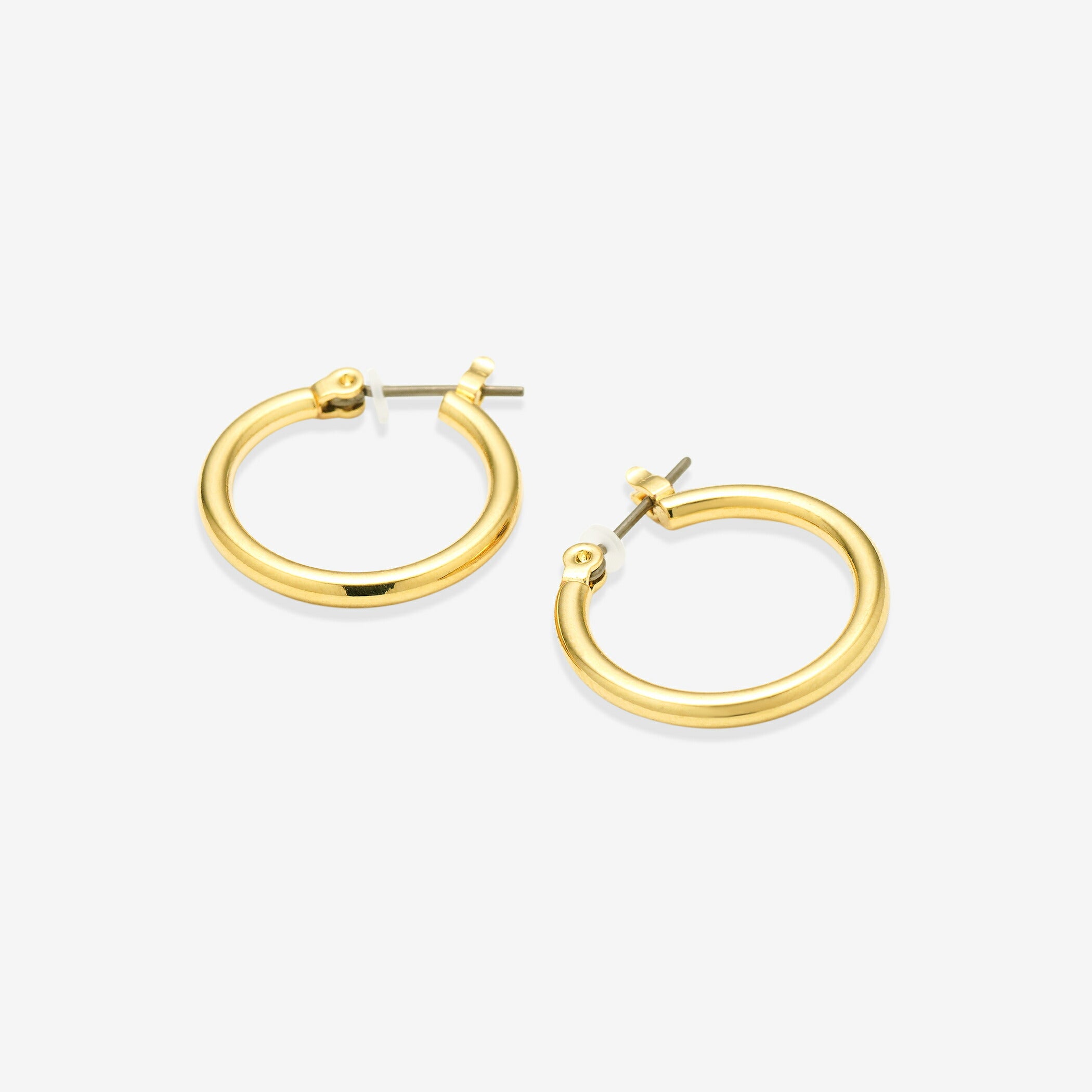 ★今だけ送料無料!★真鍮 チタンポスト フープ ピアス(20mm)