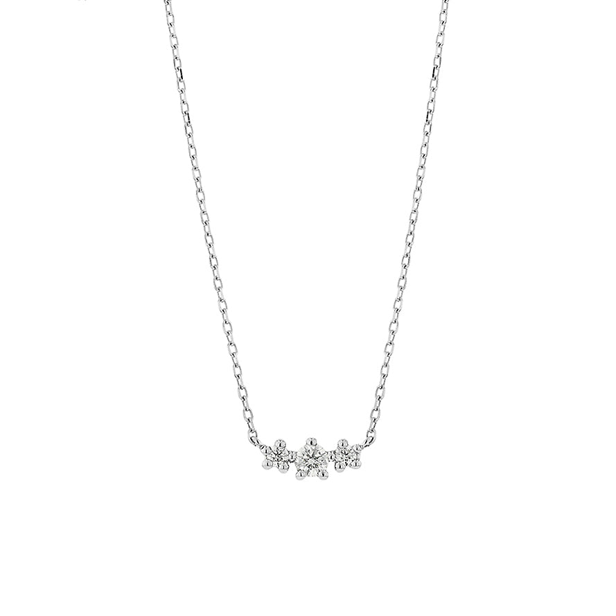 プラチナ ダイヤモンド ネックレス（0.1ct） – Milluflora | ミル