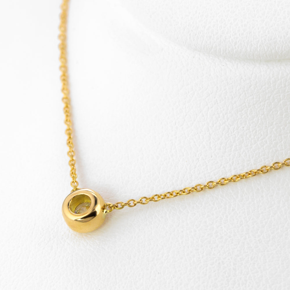 【WEB限定】K18 イエローゴールド ダイヤモンド ネックレス(0.25ct)
