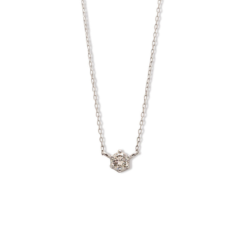 プラチナ ダイヤモンド ネックレス（0.15ct） – Milluflora